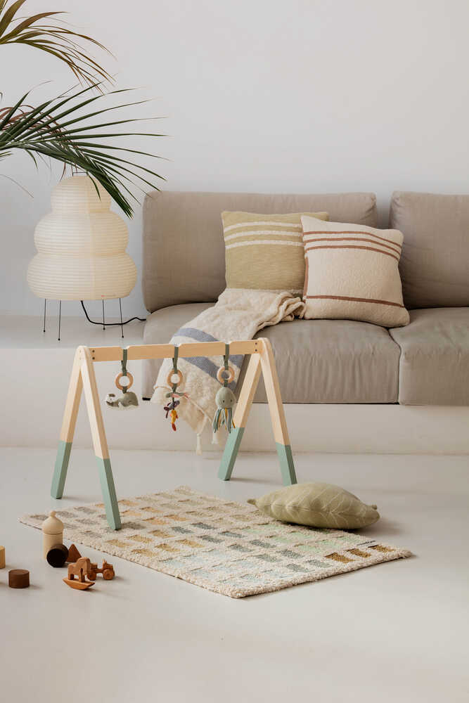 KNITTED CUSHION BABY LEAF OLIVE、mySite、gigharbornorthrealestate