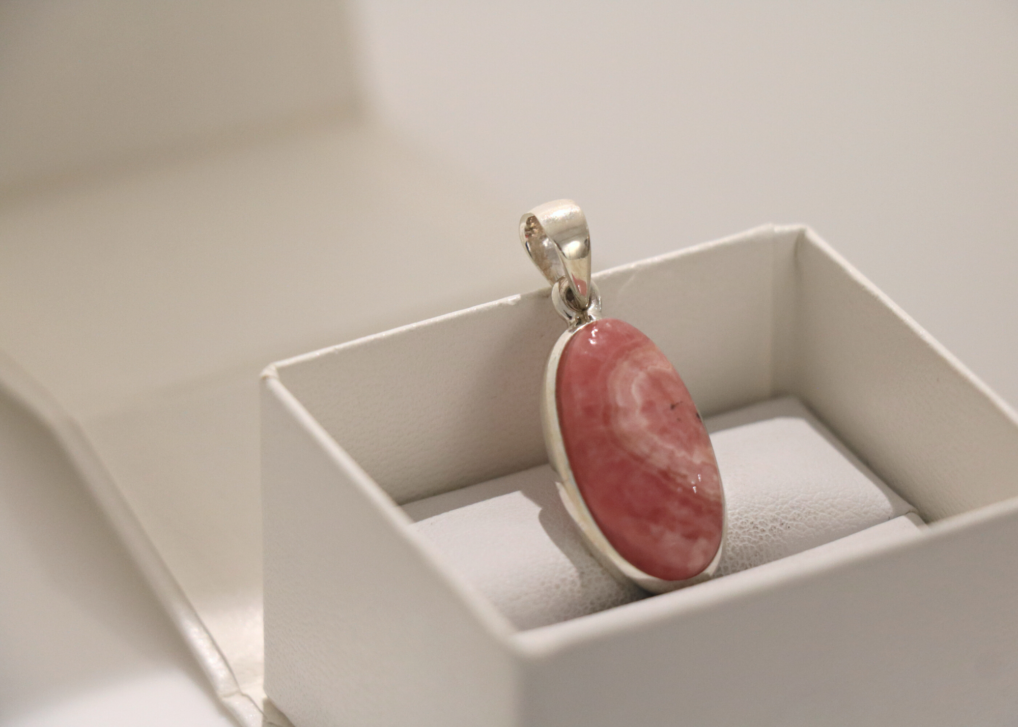 Rhodochrosite Pendant (Sterling Silver)、mySite、topwebapps