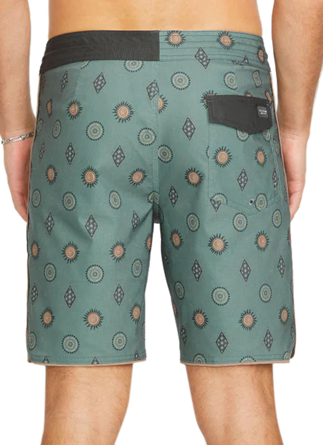 Volcom Men's Print Mister Fib Scallop Stoney 19 Board Shorts、mySite、noshort