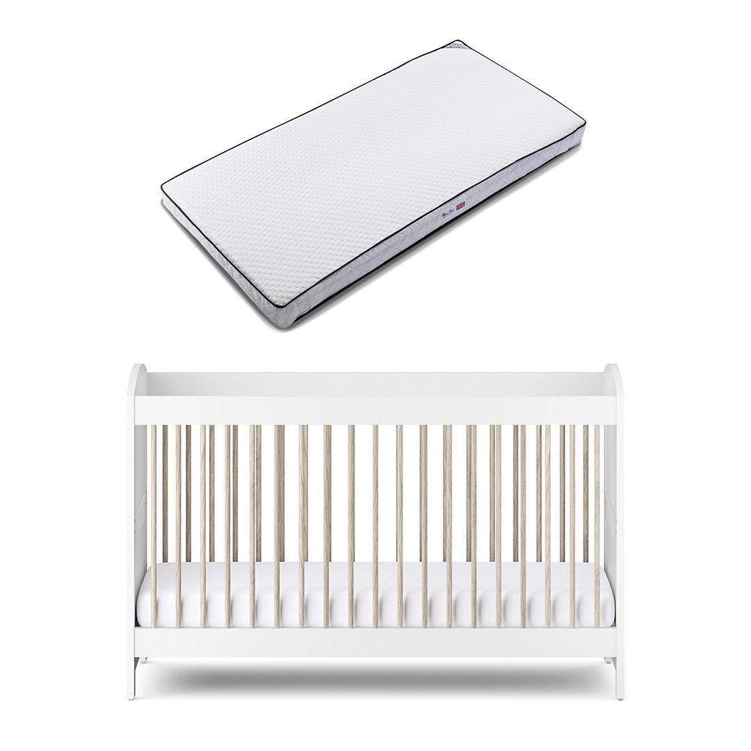  Silver Cross Valencia Cot Bed - Ash White、mySite、merchandisen