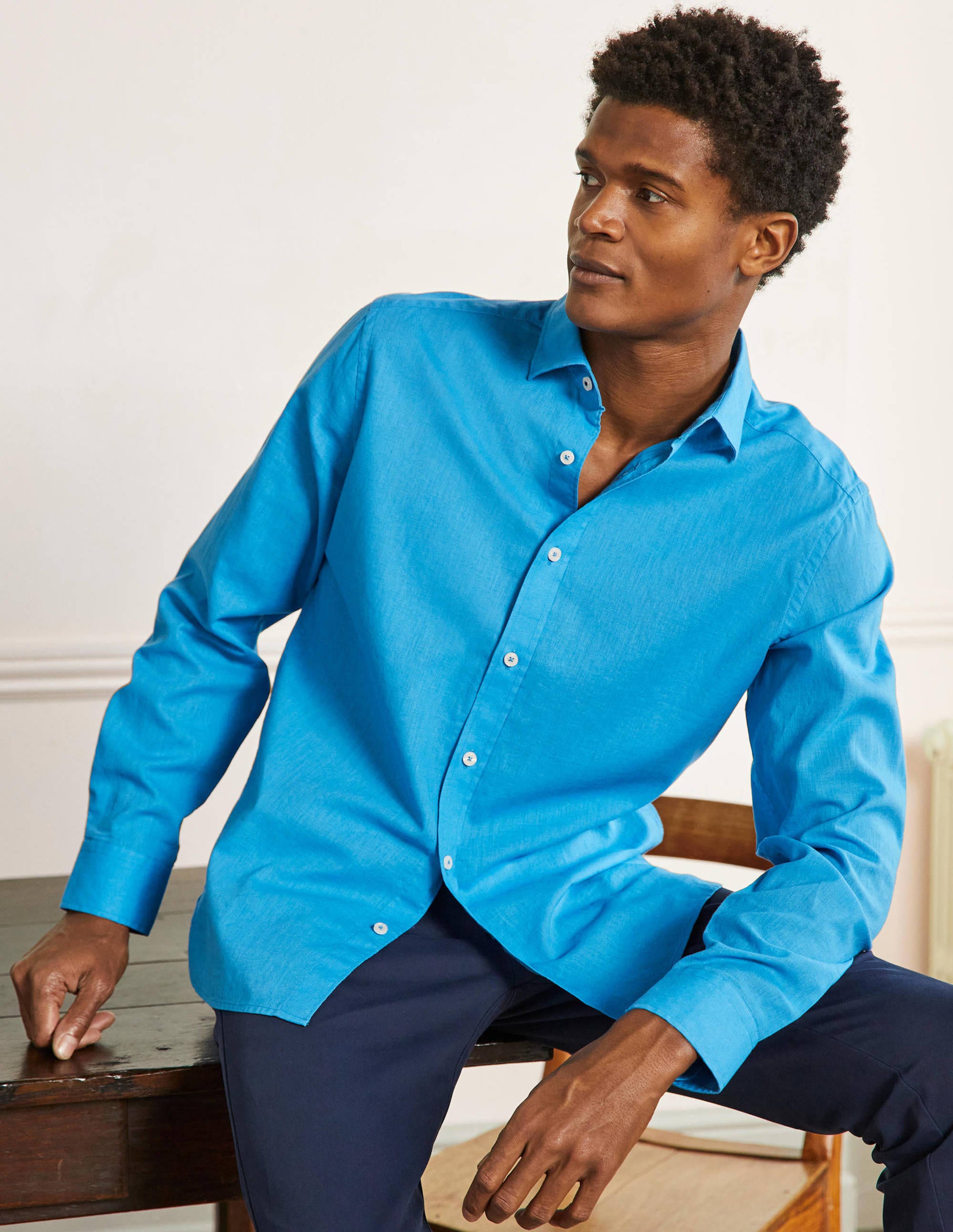  Linen Cotton Shirt-Blithe、mySite、ashleygrahame