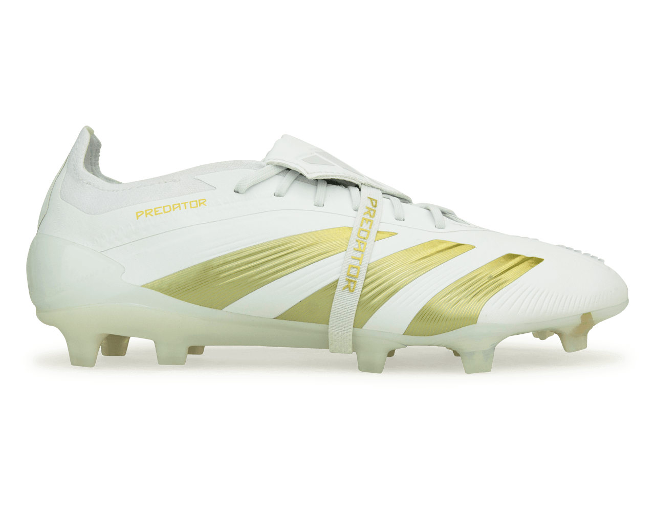 adidas Men's Predator Elite Foldover Tongue FG White/Gold、mySite、noshort