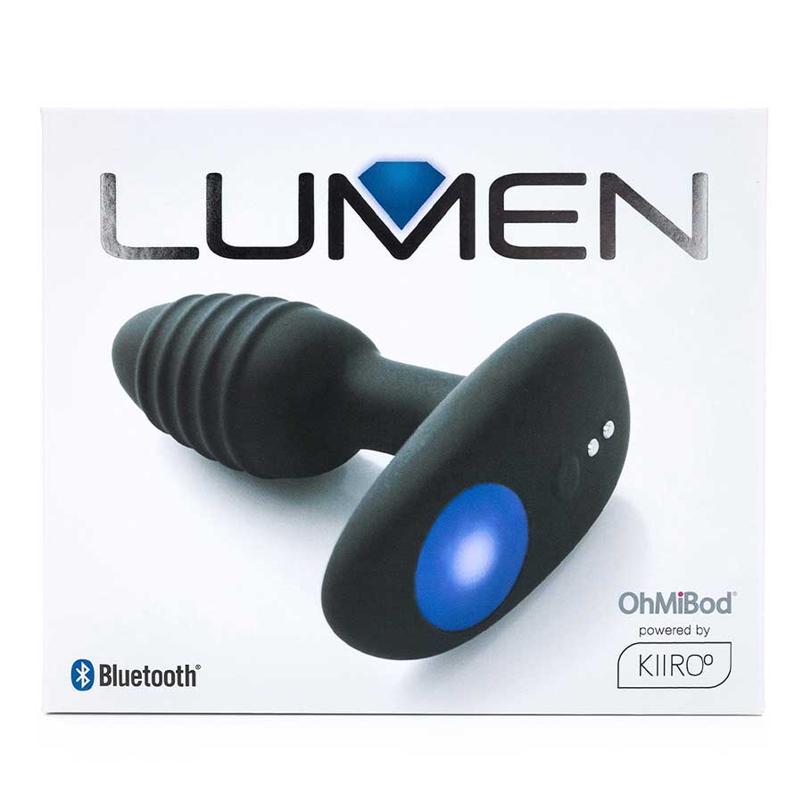 Kiiroo Ohmibod Lumen Rechargeable Silicone Vibrating Butt Plug、mySite、bottomscart