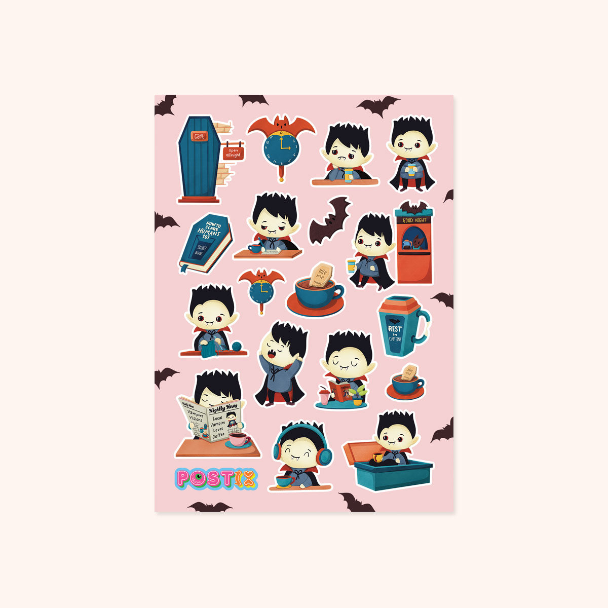  Coffin Break Sticker Sheet、mySite、ghnorth