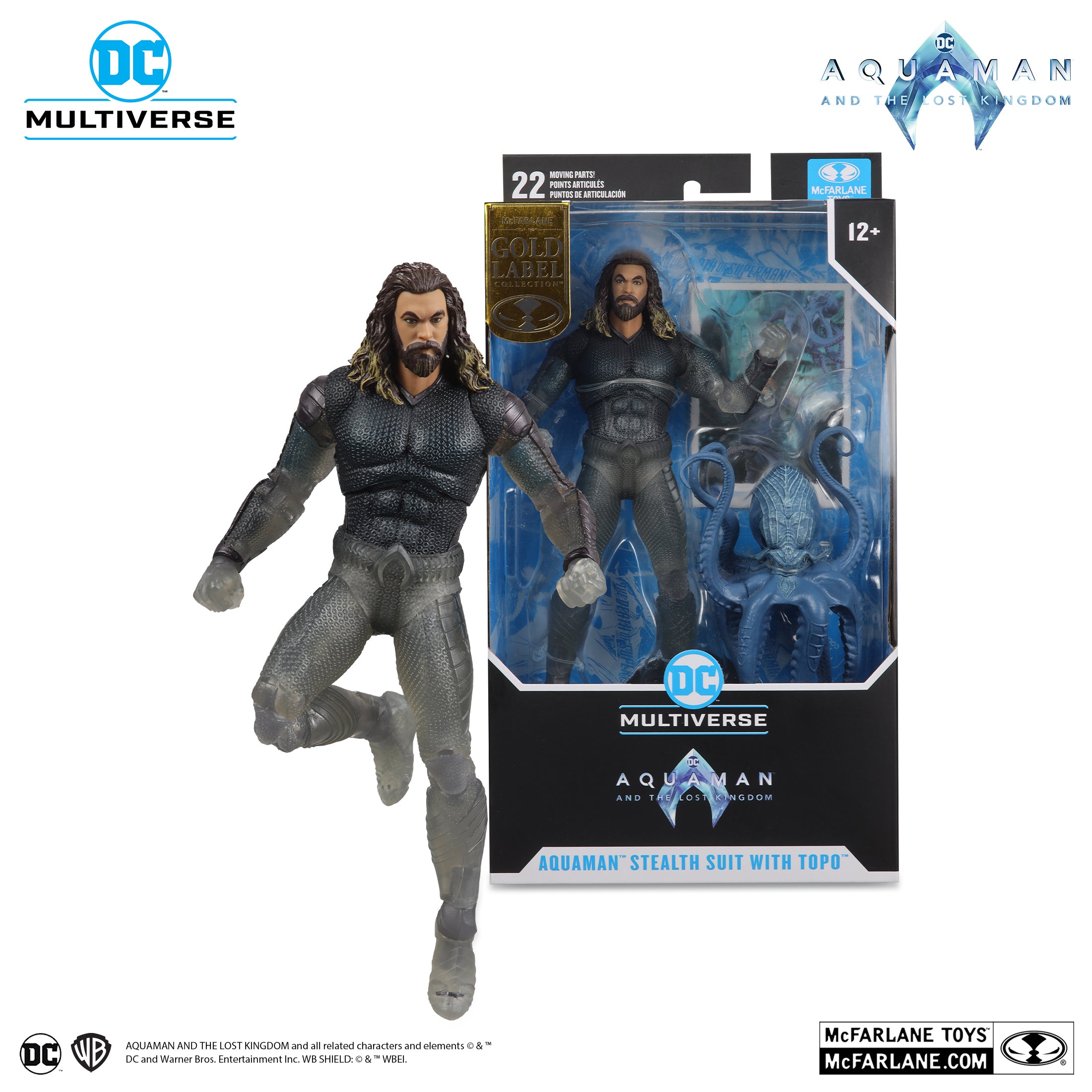 DC Multiverse Exclusive Gold Label Stealth Suit Aquaman & Topo、mySite、hgirdovlk