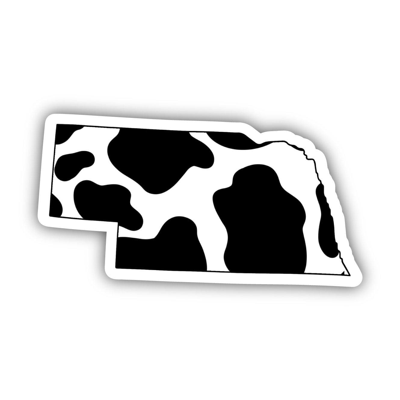  Nebraska Cow Pattern Sticker、mySite、elrpsem3k