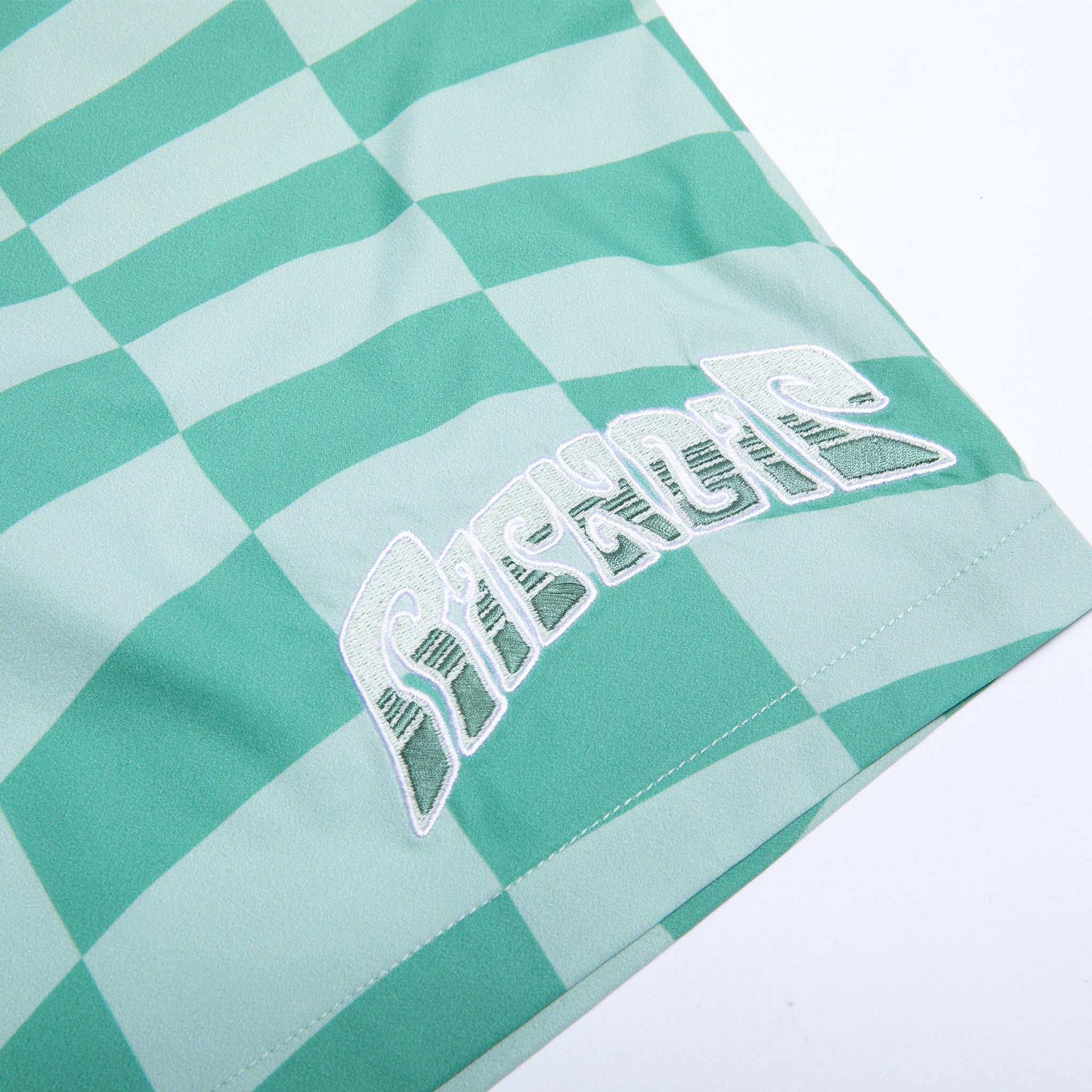  Checked Swim Shorts (Olive/Pine)、mySite、merchandisen