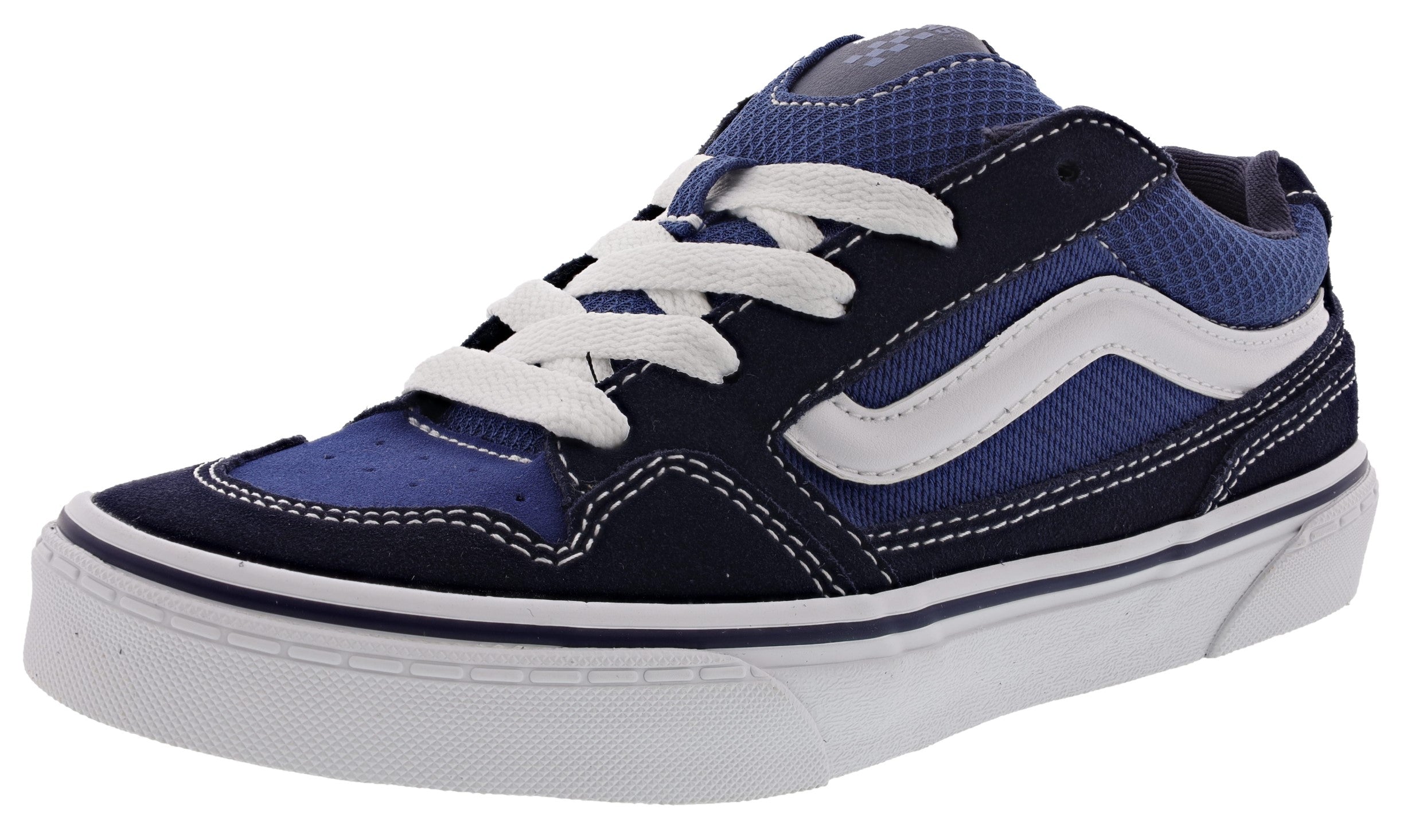 Vans Kid's Caldrone Low Suede and Mesh Sneakers、mySite、dreamappss