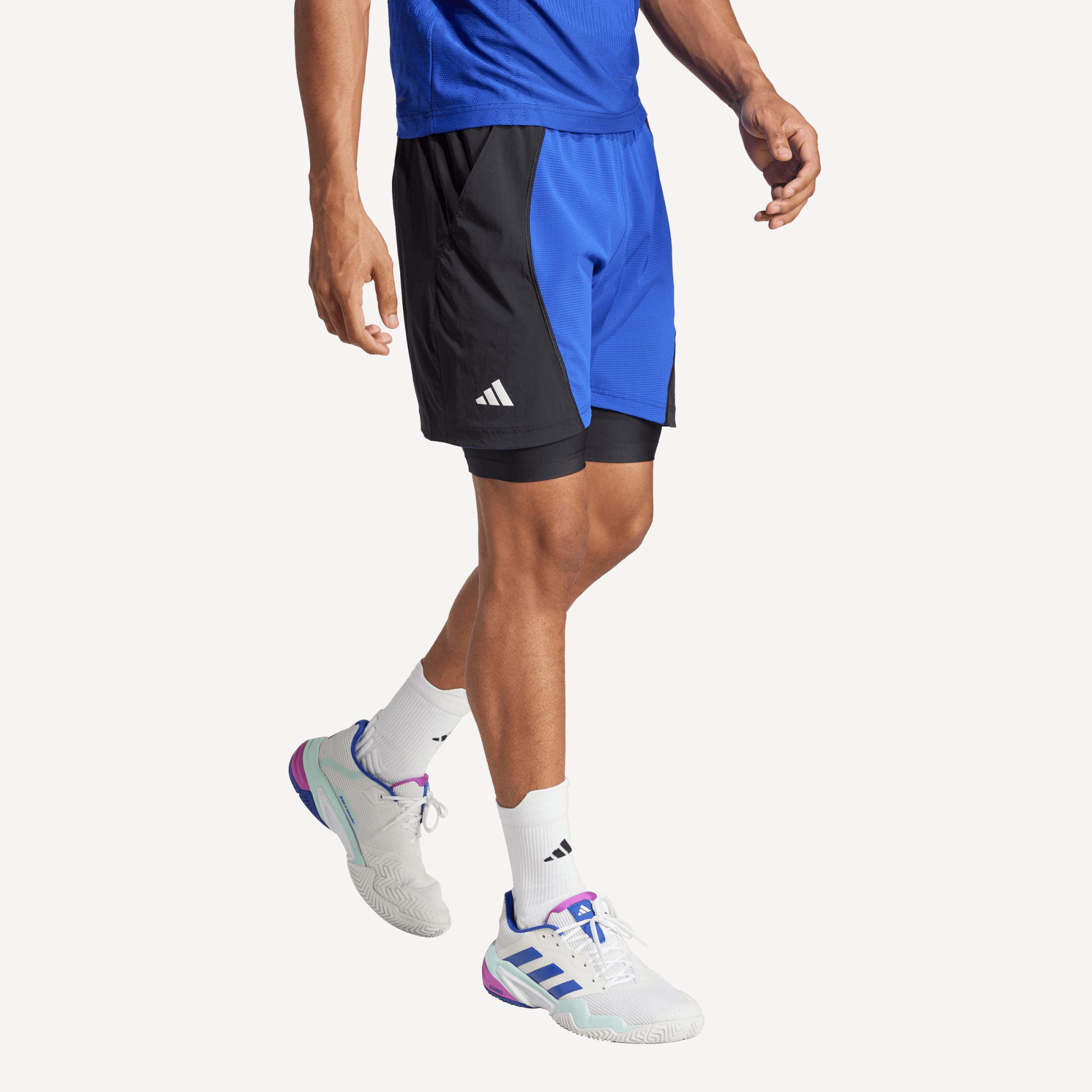 adidas Pro New York Men's Tennis Shorts and Inner Shorts Set