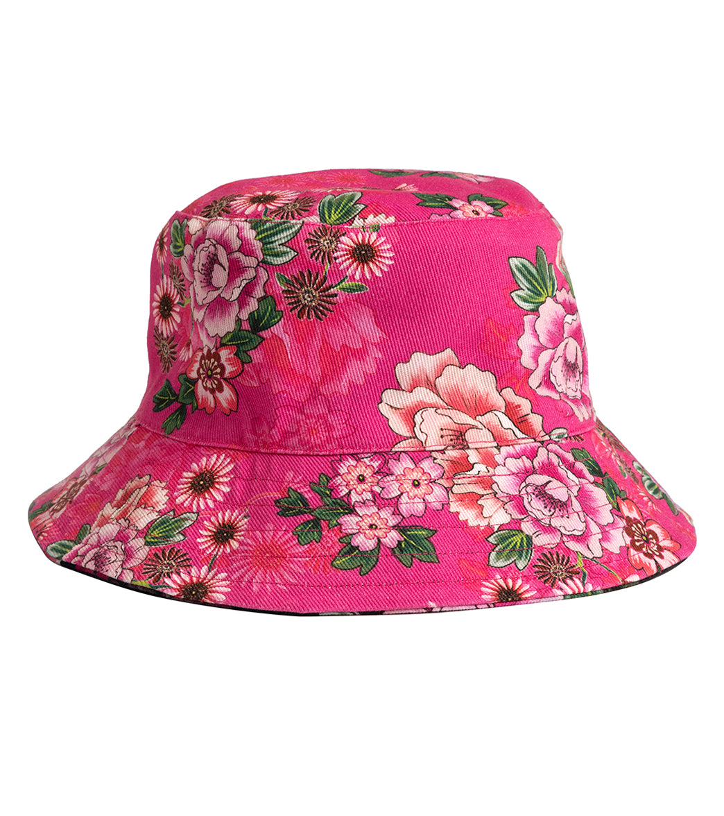 Johnny Was Blum Reversible Bucket Hat、mySite、noshort