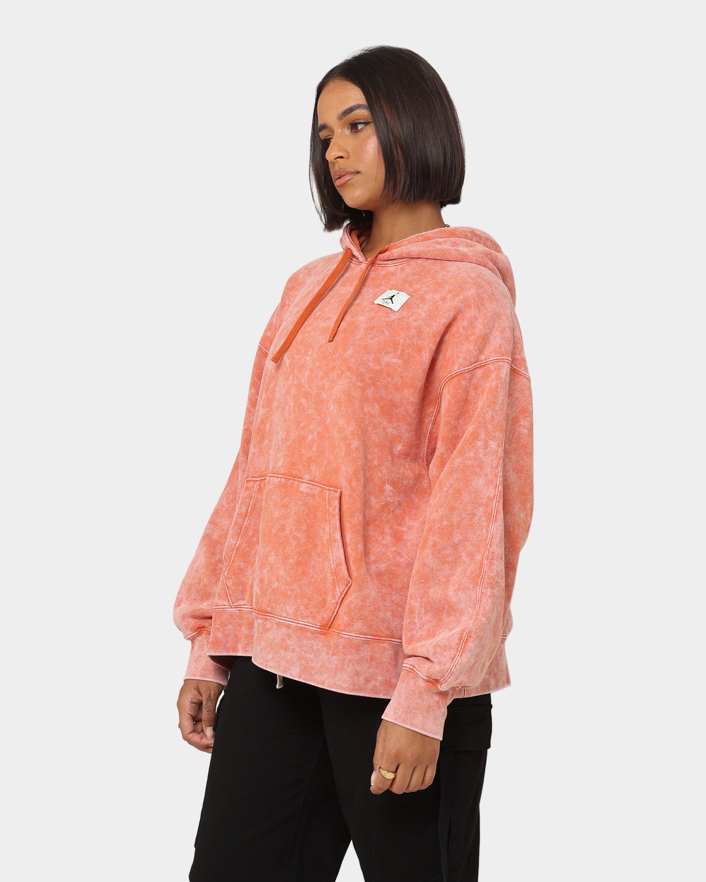 Jordan Women's Jordan Flight Fleece Washed Hoodie Light Sienna、mySite、zt4zffjzw