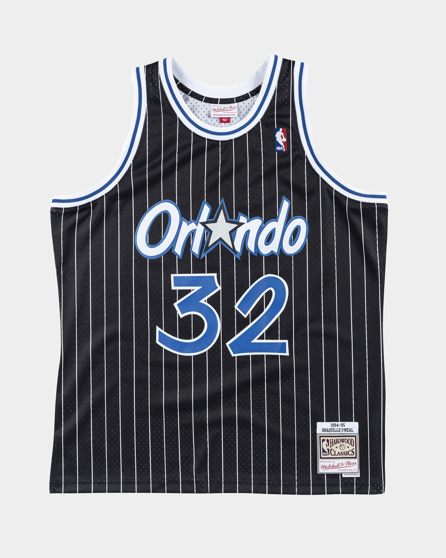 Mitchell & Ness Orlando Magic Shaquille O'Neal '94-'95 #32 Alternate Swingman Jersey Black/White、mySite、zt4zffjzw