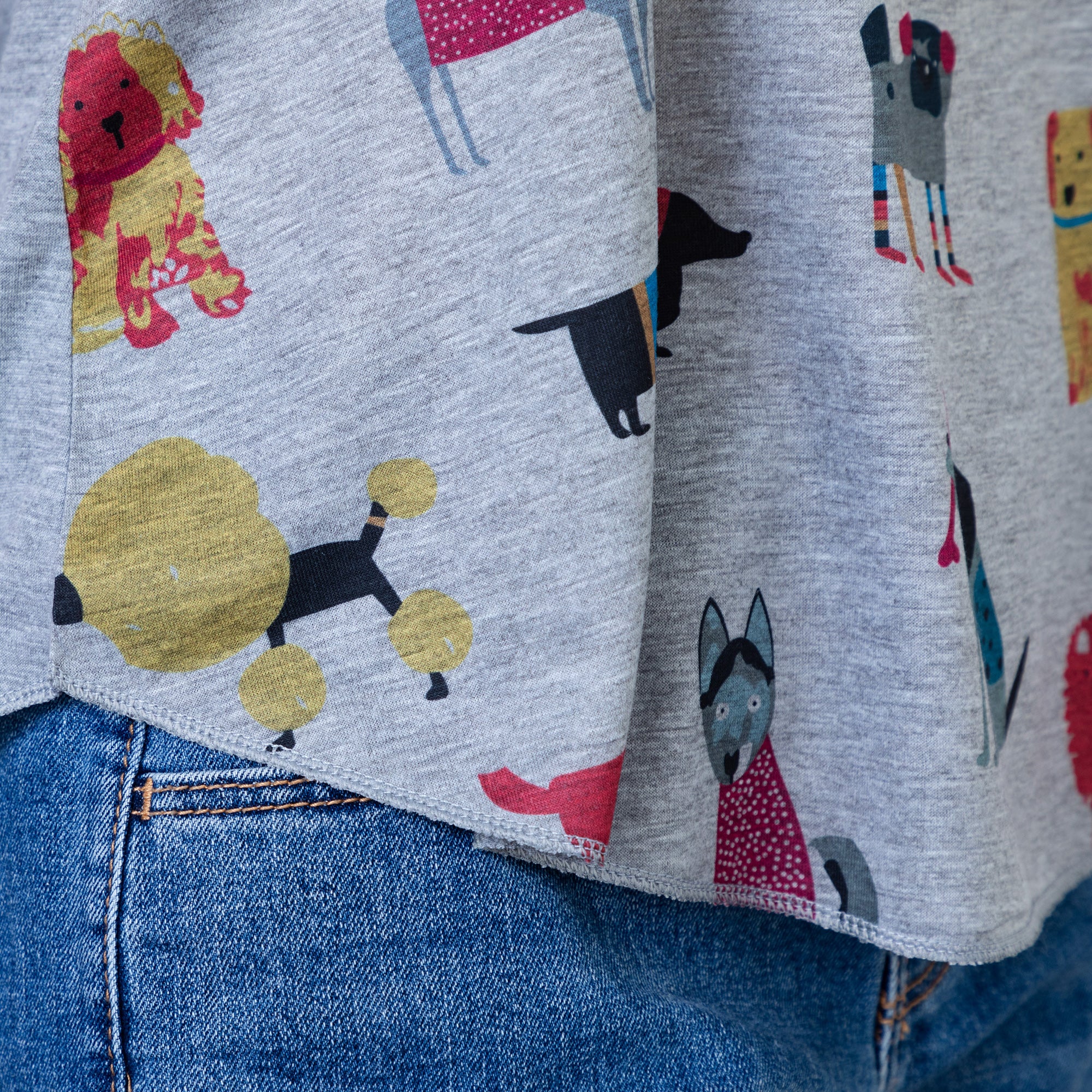 Colorful Dog Print Tank Top、mySite、camillekostekn