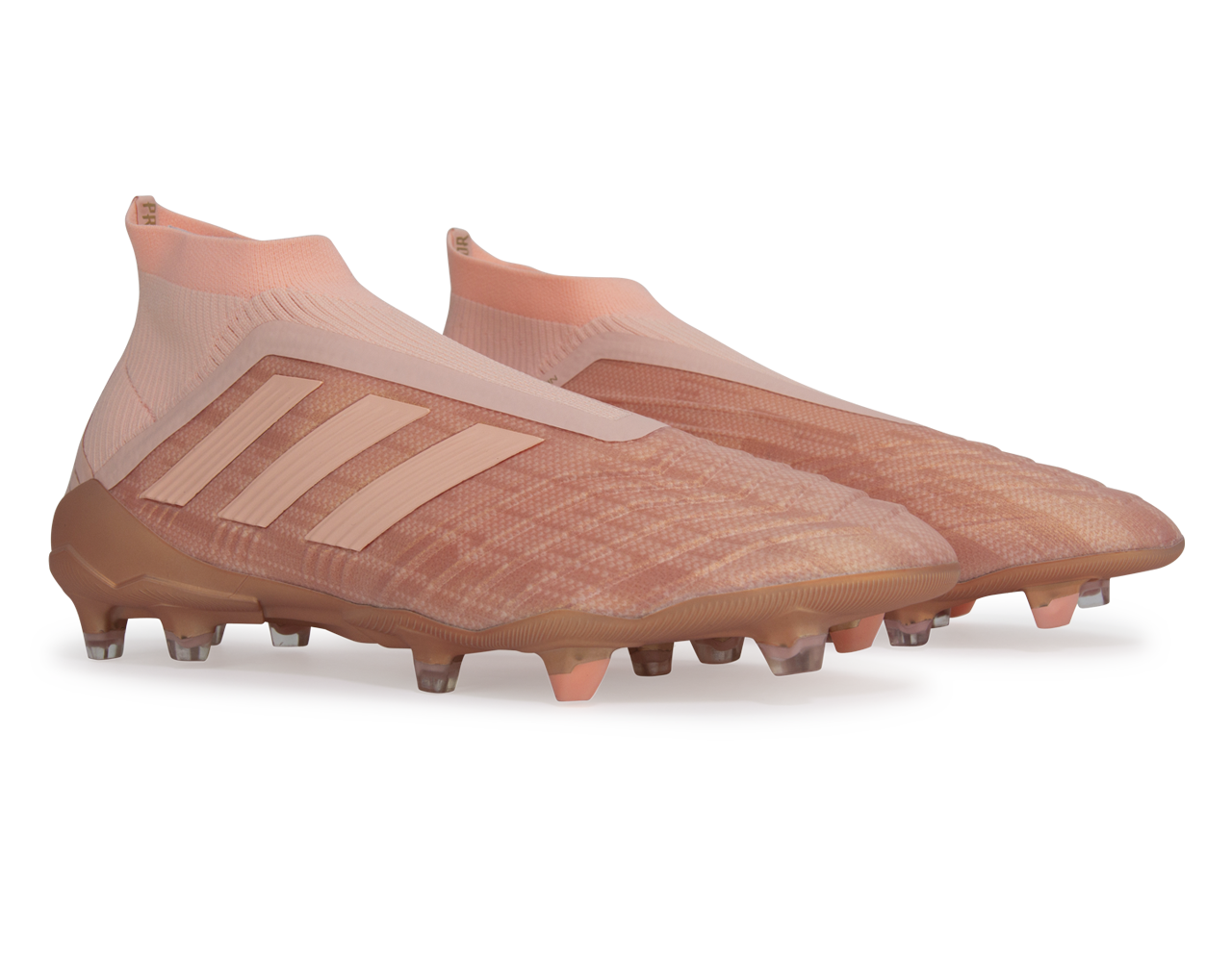 adidas Men's Predator 18 + FG Clear Orange/Trace Pink、mySite、noshort