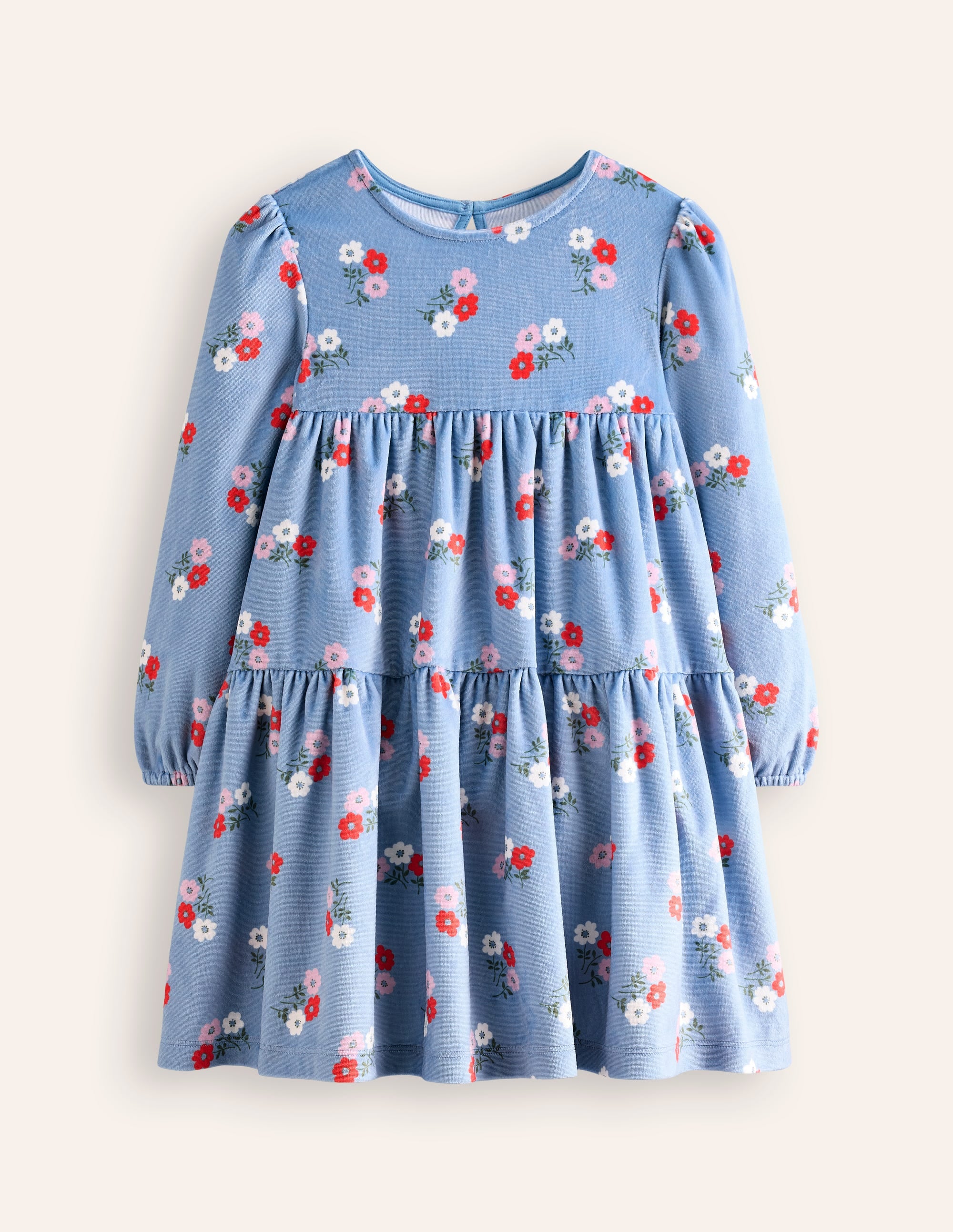  Tiered Velour Dress-Seamist Posy、mySite、ashleygrahame