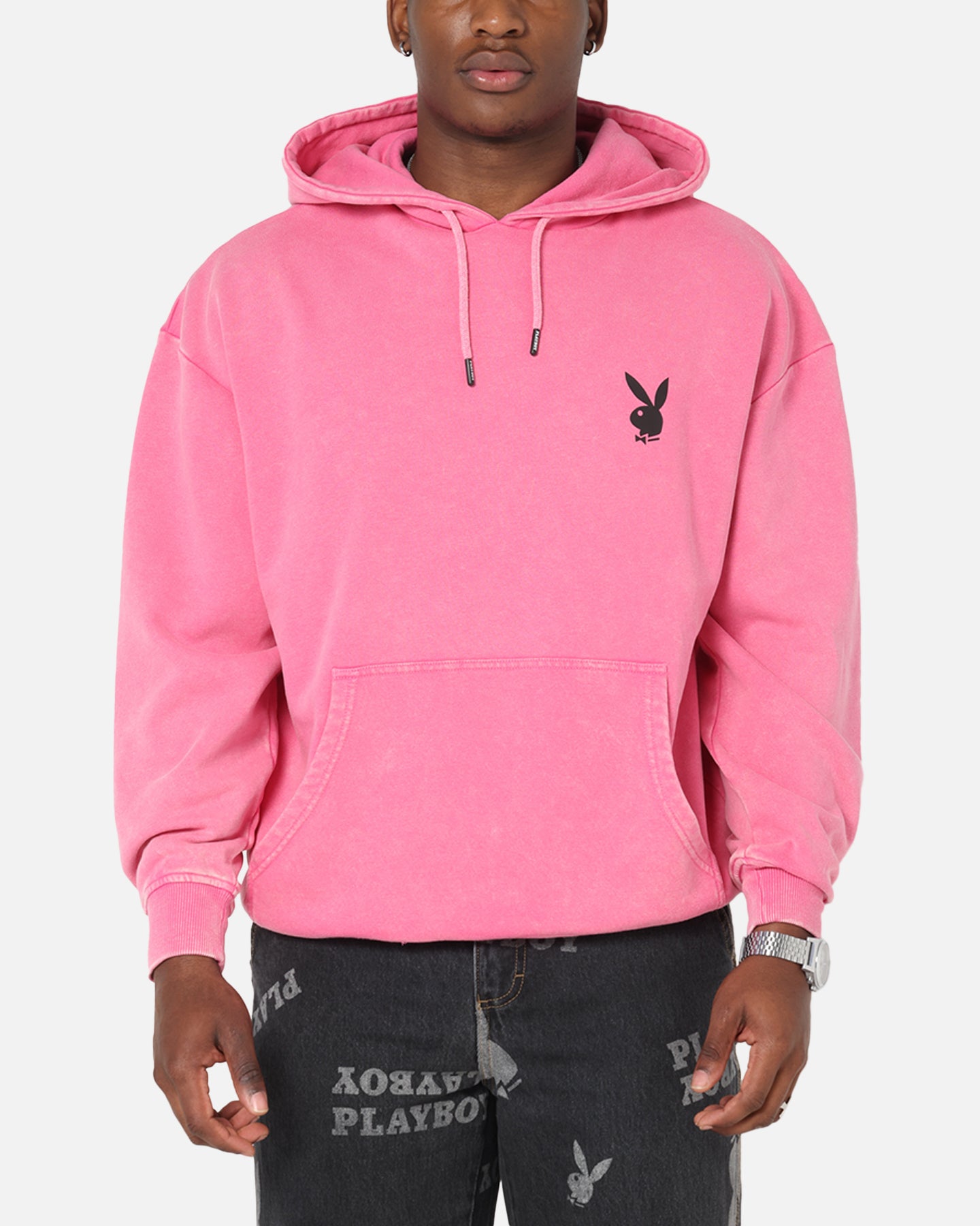 Playboy Stack Washed Hoodie Washed Raspberry、mySite、zt4zffjzw