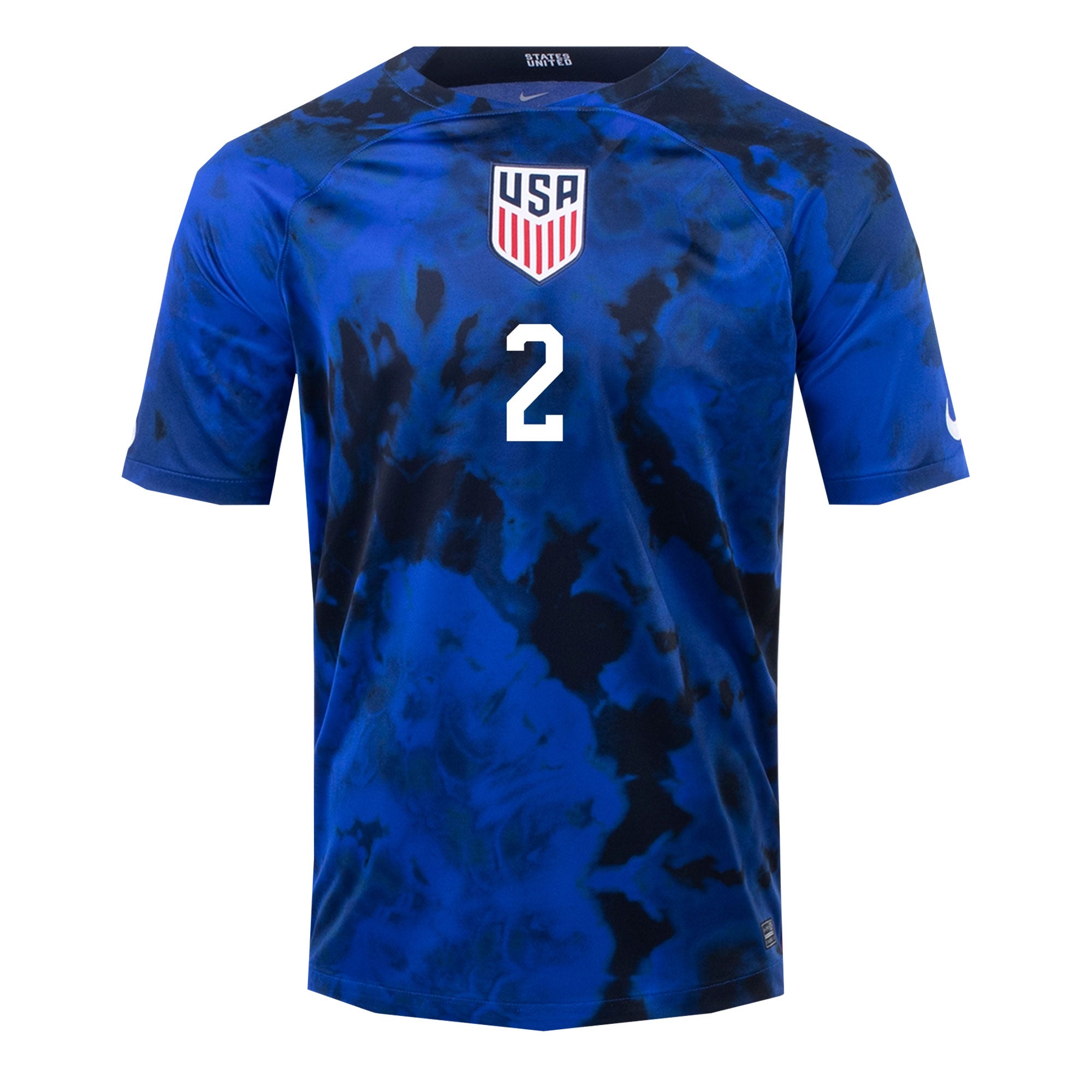 Nike Men's USA 2022/23 Away Jersey w/ Dest #2 Printing、mySite、noshort