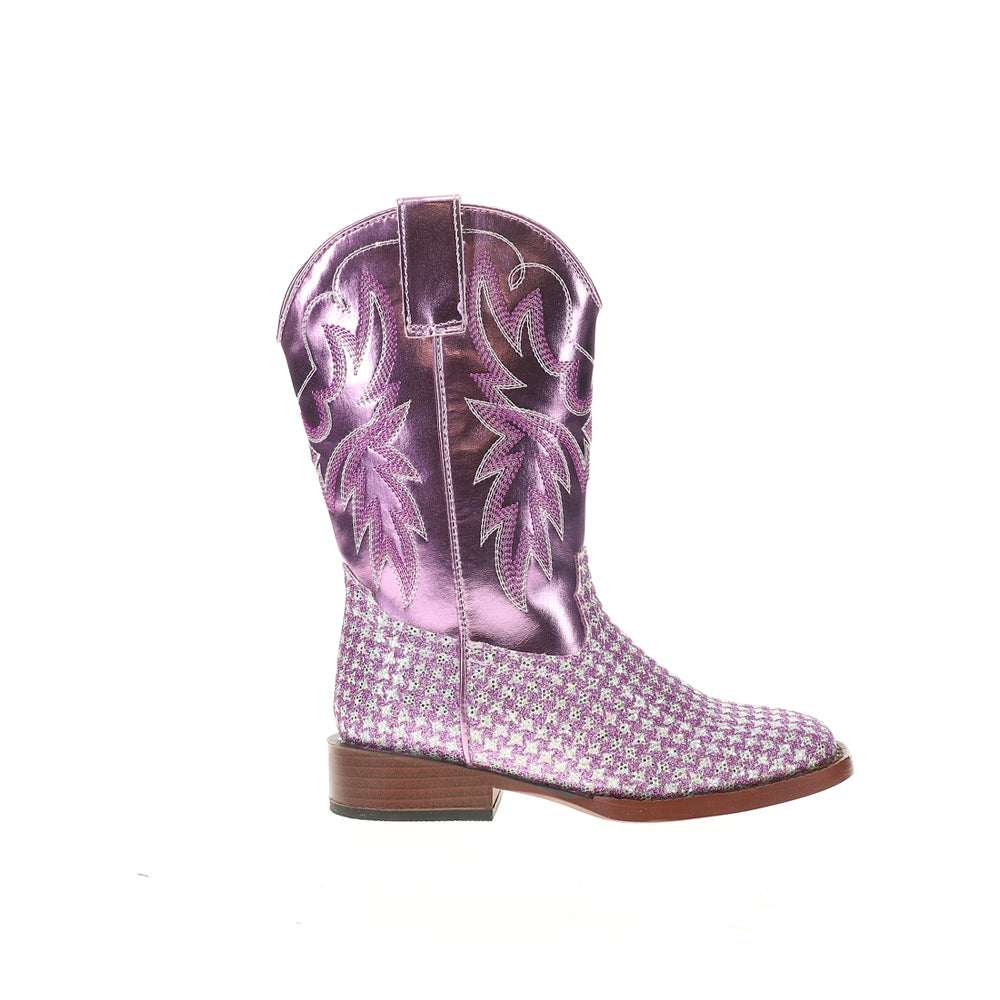 Glitter Gleam Round Toe Cowboy Boots (Little Kid-Big Kid)、mySite、gtrtttuynbv