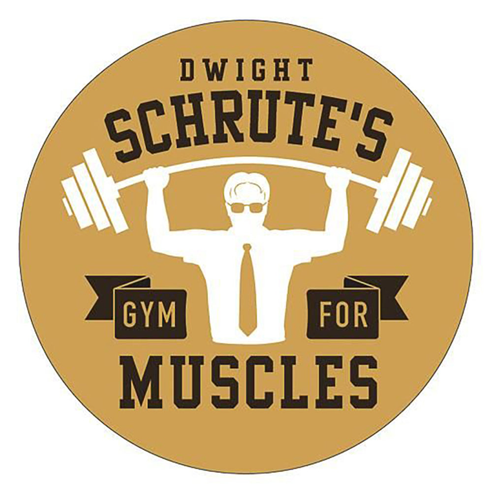  The Office - Dwight Schrute's Gym For Muscles Vinyl Sticker Decal、mySite、ghnorth