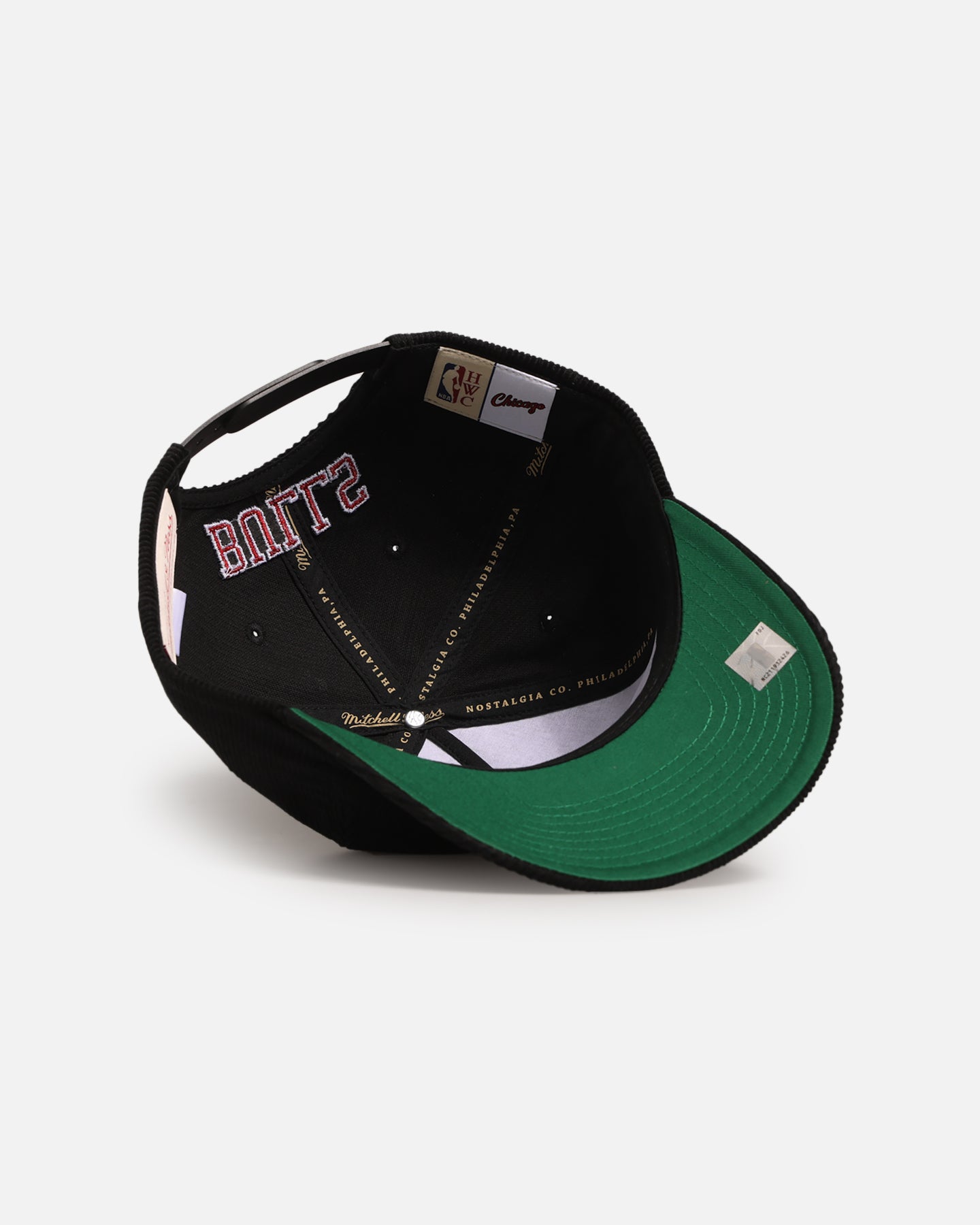 Mitchell & Ness Chicago Bulls 'Retro' Deadstock Corduroy Snapback Black、mySite、zt4zffjzw