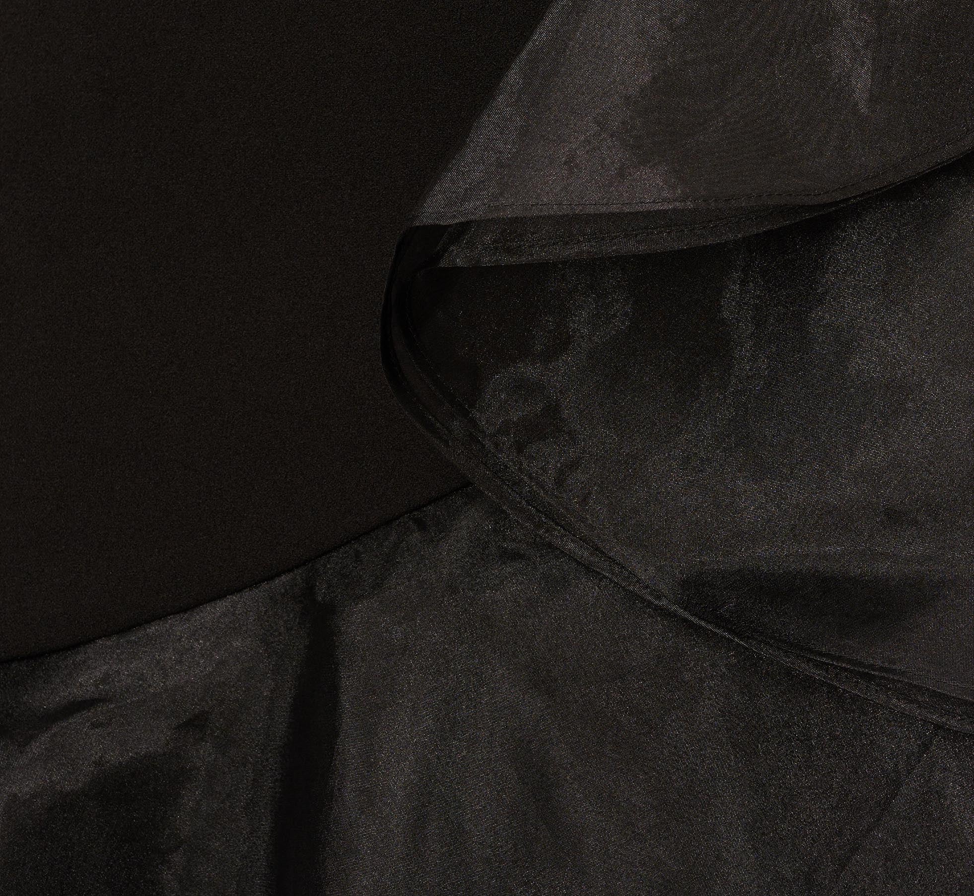 Tiered Trumpet Dress With Ruffles In Black、mySite、solidvoid