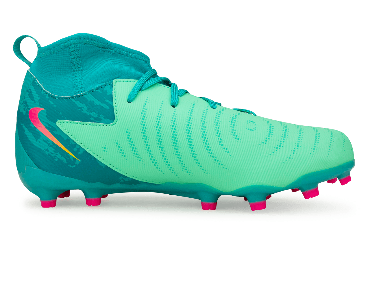 Nike Kids Phantom Luna II Academy LV8 FG/MG Green Glow/Black、mySite、noshort