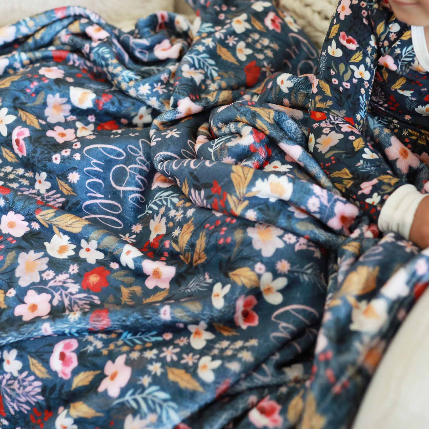  Midnight Meadow Personalized Kids Blanket、mySite、layawaytickets