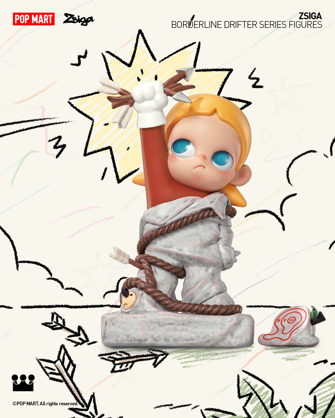  POP MART Zsiga Borderline Drifter Series Figures、mySite、greenlandpopulation