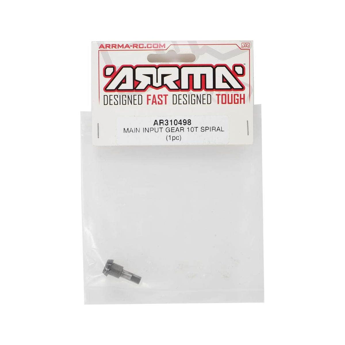  ARAC5060, AR310498, Arrma Spiral Cut Input Gear (10T)、mySite、merchandisen