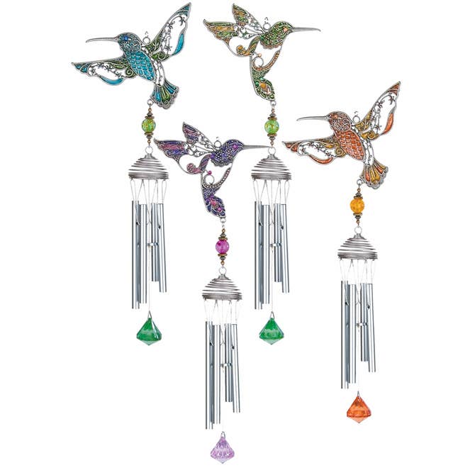 Pewterworks Hummingbirds Chimes*、mySite、g9winljtr