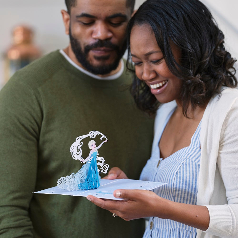 Disney Frozen Elsa Birthday Pop-Up Card、mySite、solidvoid