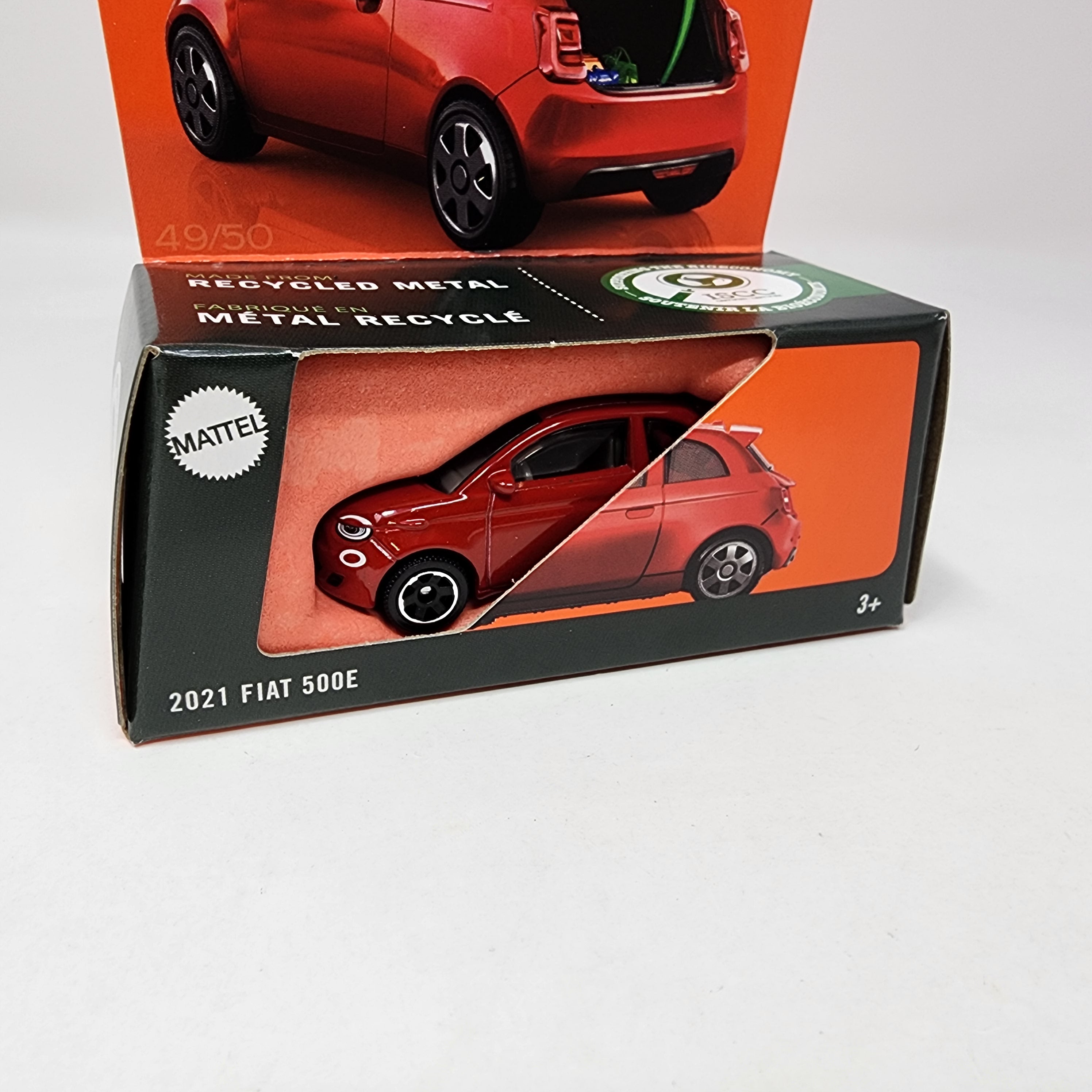 2021 Fiat 500E * Red * 2025 Matchbox Moving Parts Case B、mySite、hgirdovlk