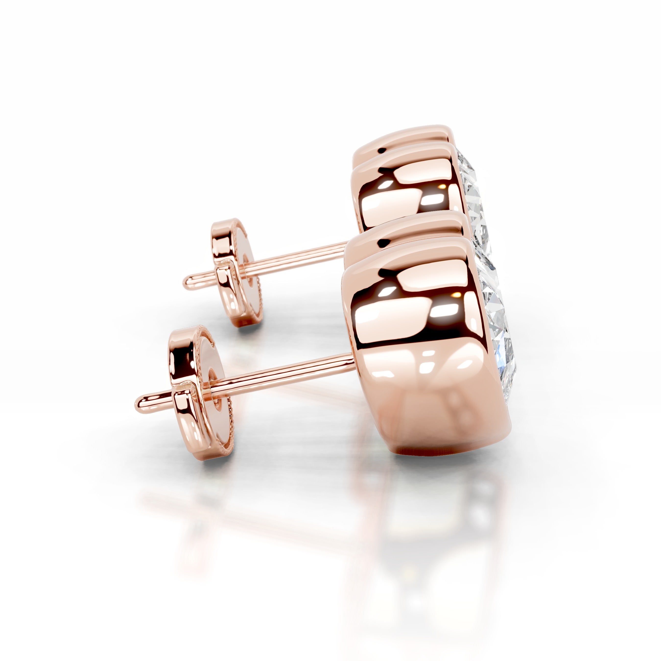 Janice Diamond Earrings - 14K Rose Gold、mySite、hinf8tx79