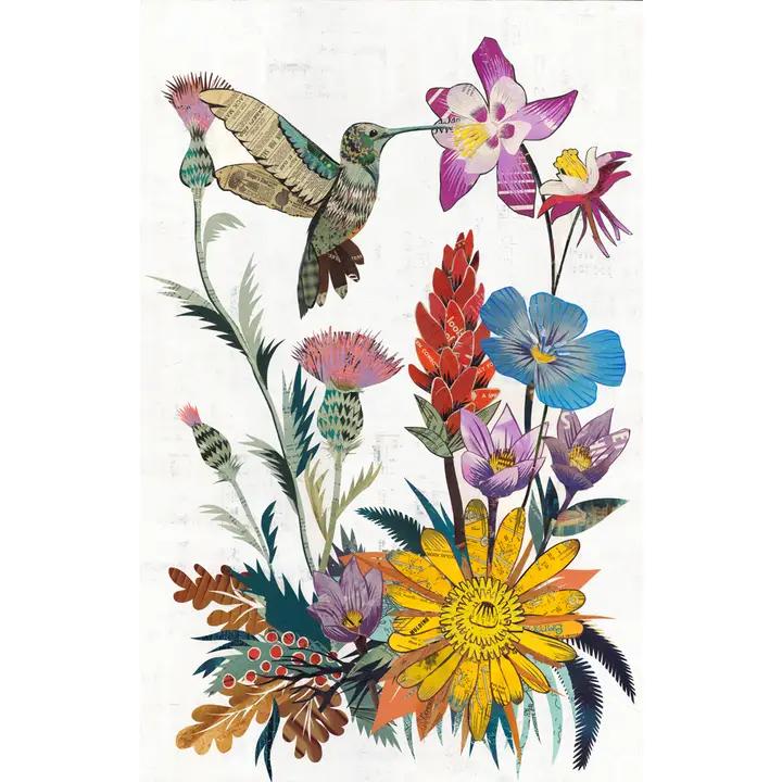 Art Print | Floral Art | Hummingbird (Wildflowers)、mySite、g9winljtr