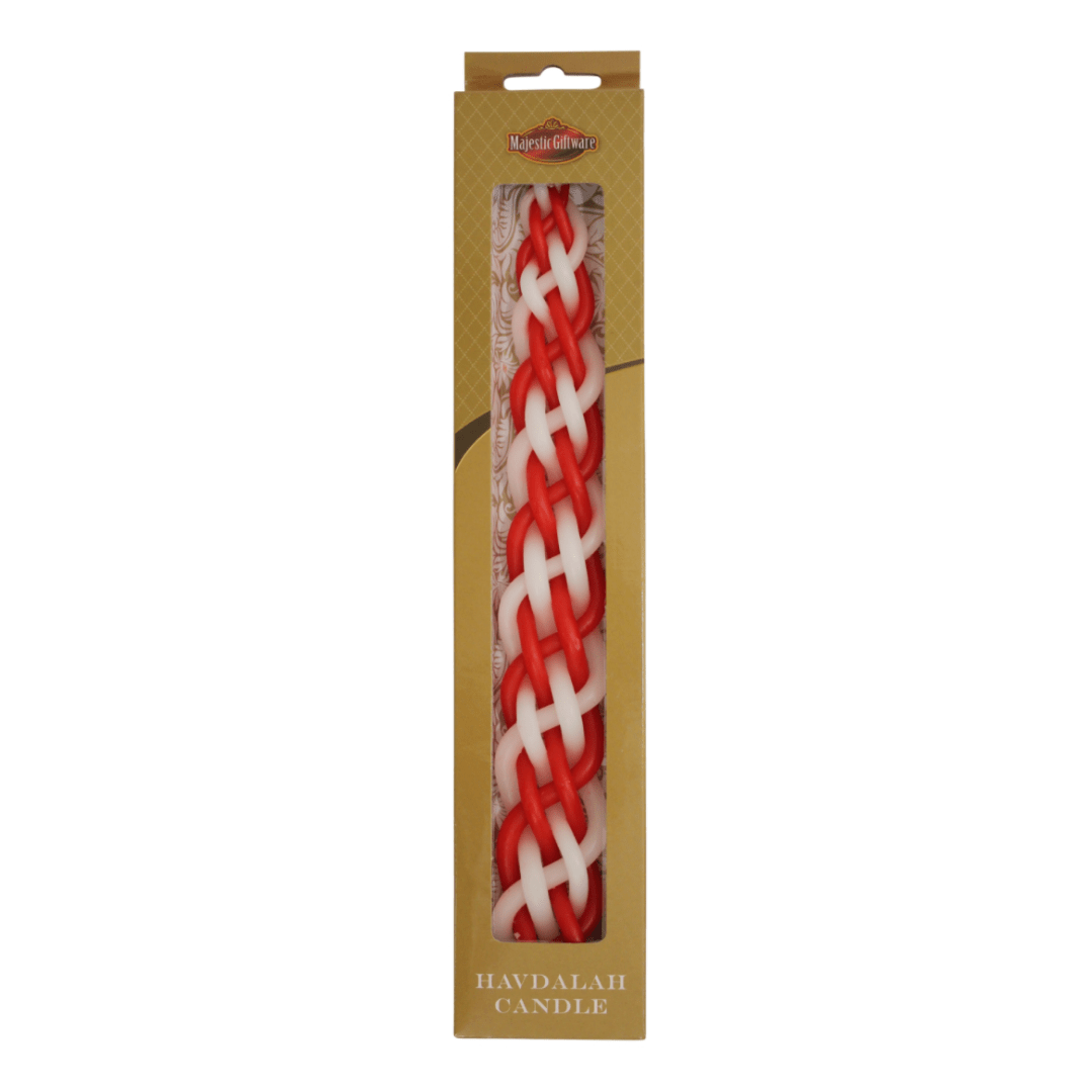 White and Red Havdalah Candle、mySite、topwebapps