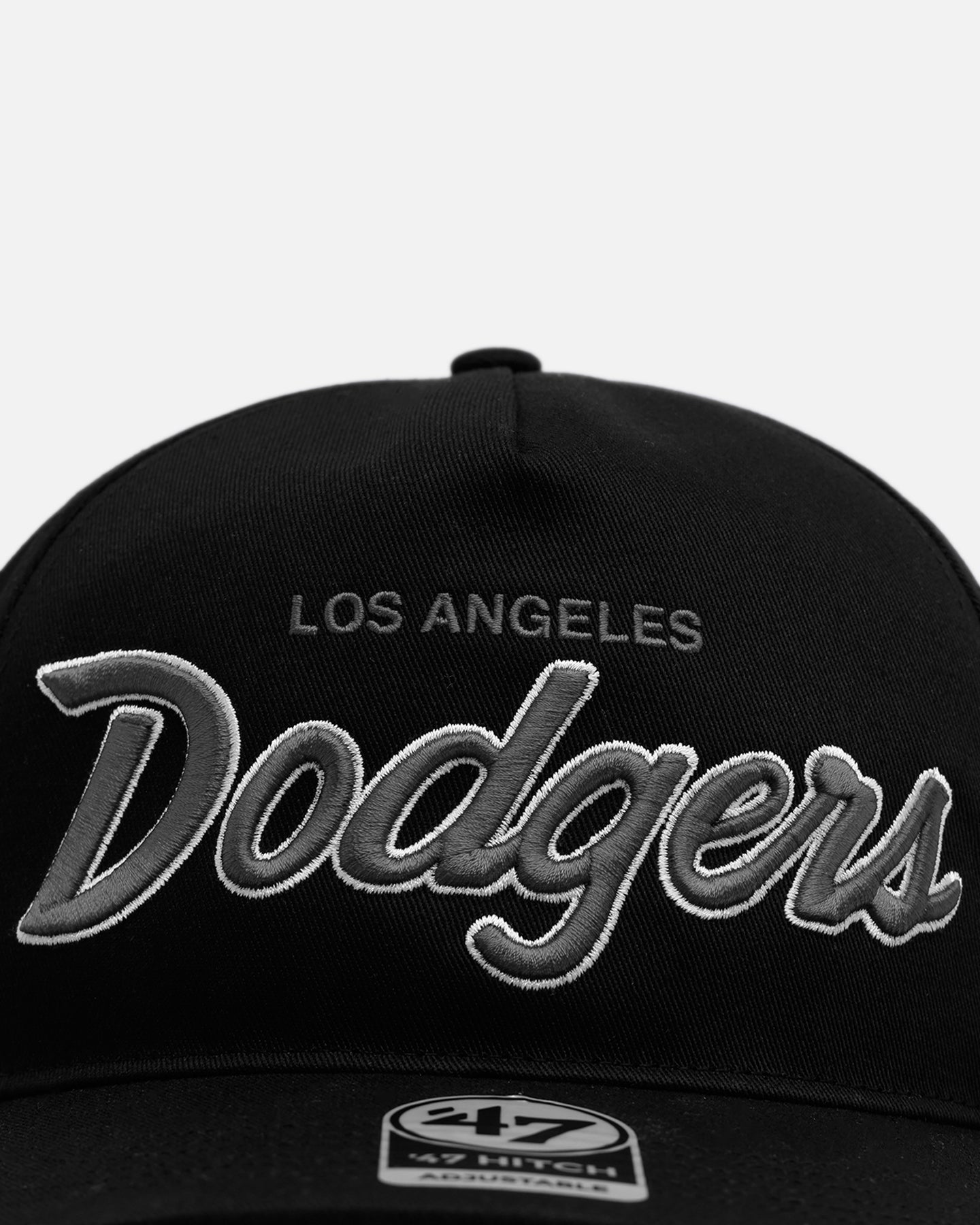 47 Brand Los Angeles Dodgers 'Black Dome Script' 47 Hitch Snapback Black、mySite、zt4zffjzw