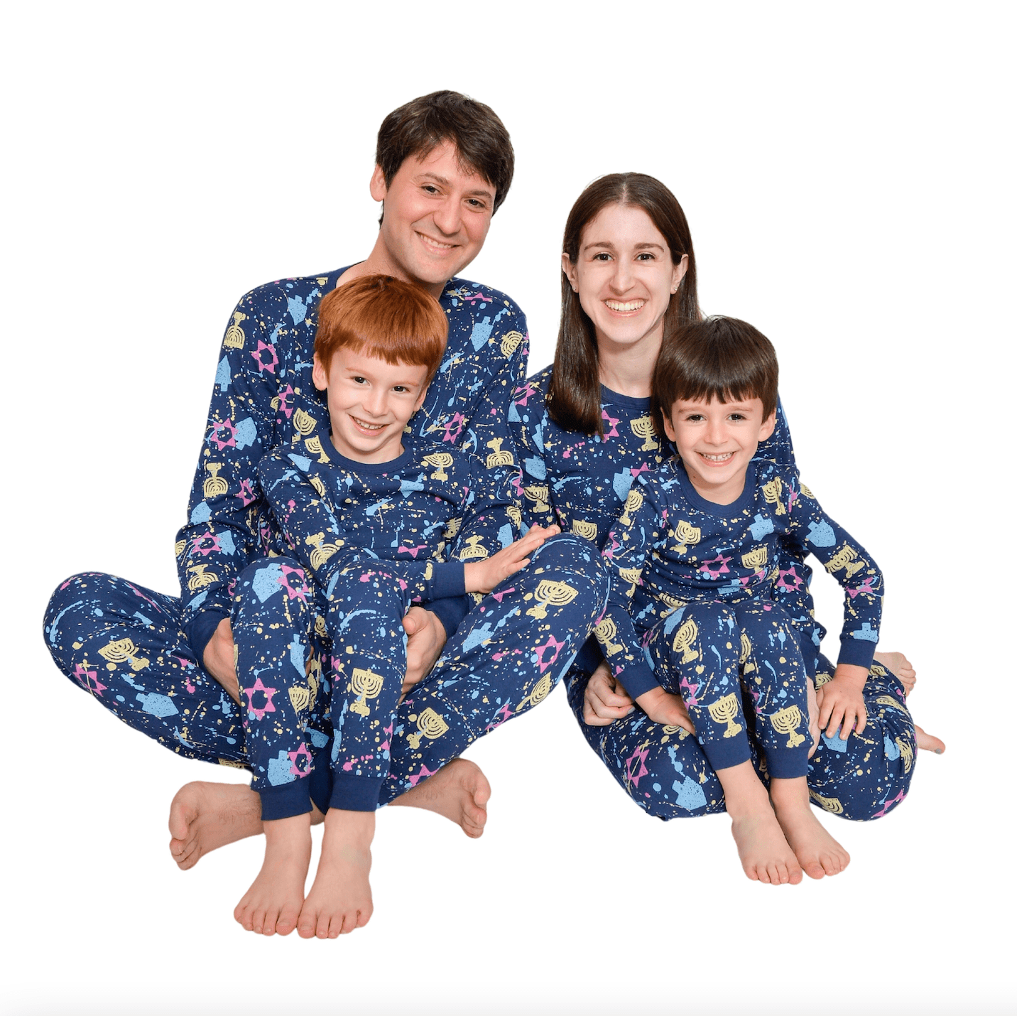 Hanukkah Splatter Paint Pajamas - (Kids Unisex Sizes 2T - 12)、mySite、topwebapps
