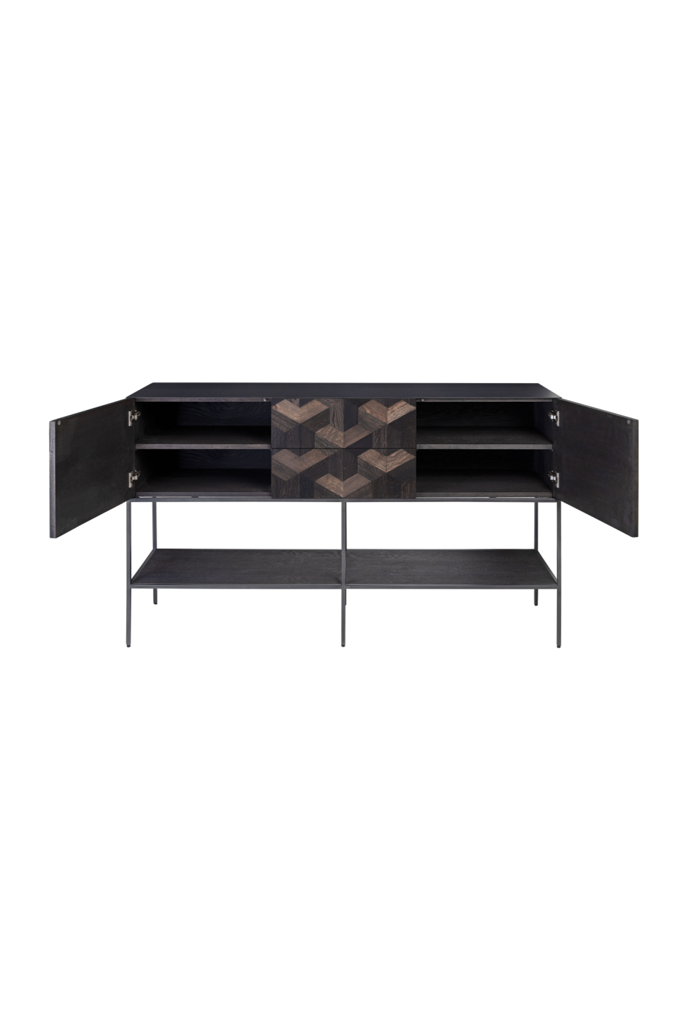 Oak Parquet Sideboard with Toprack | Versmissen Illusion、mySite、neckold