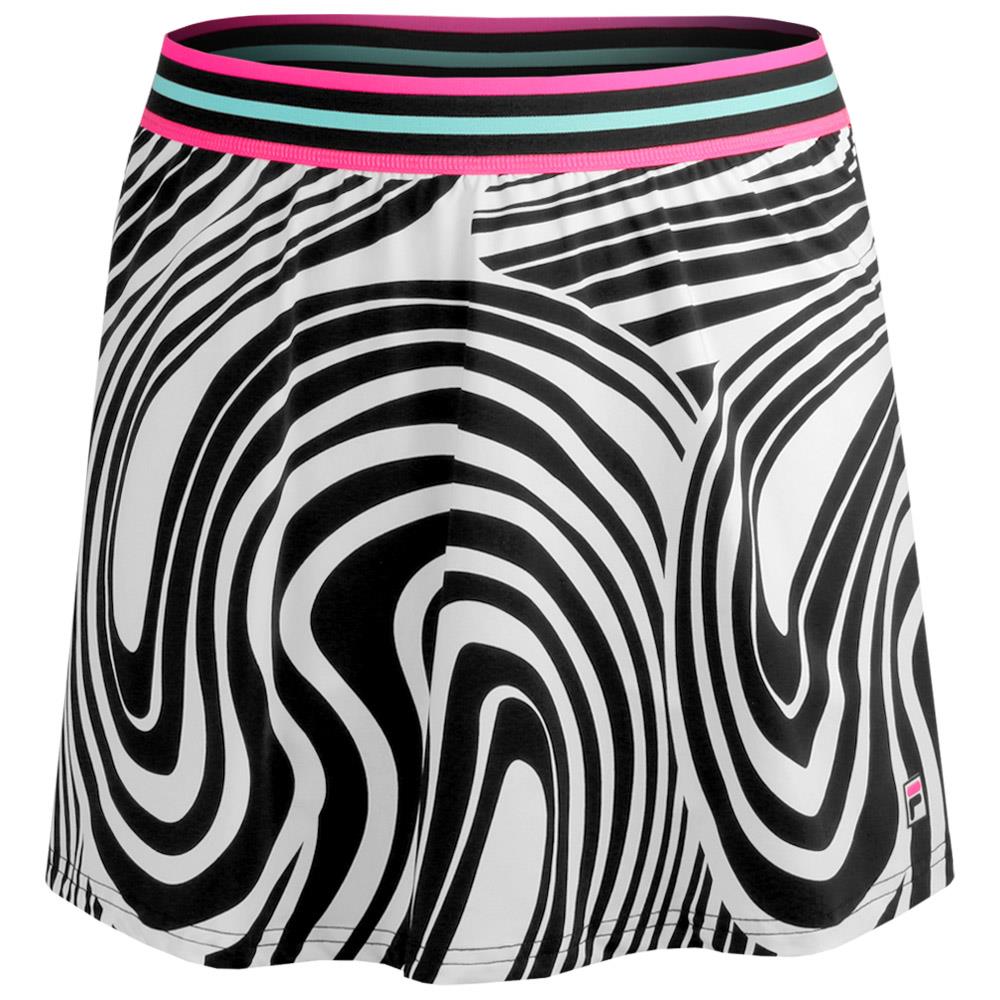 Fila Women's Tie Breaker High Waist Skort - Swirl/Pink Glow