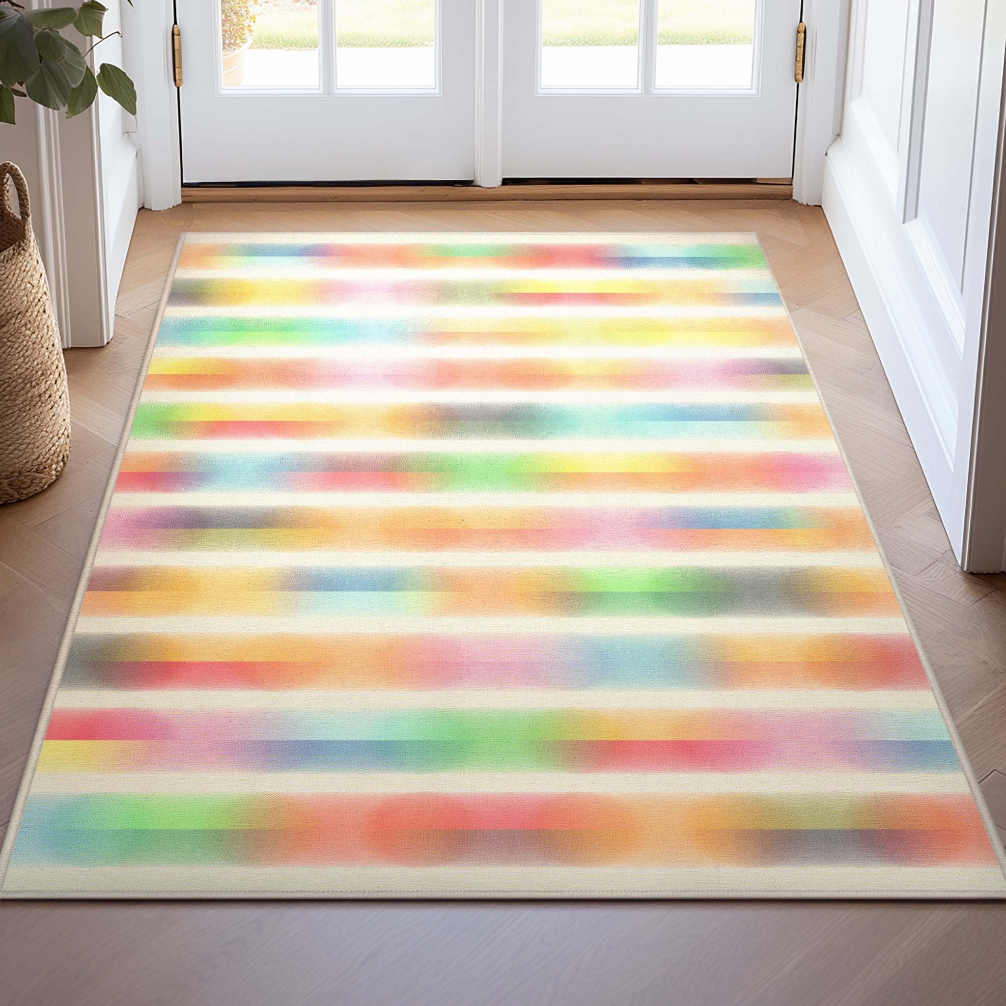 Apollo Geometric Modern Shapes Multi Color Rug for Living Room, Bedroom, Kitchen & Office、mySite、gigharbornorthrealestate