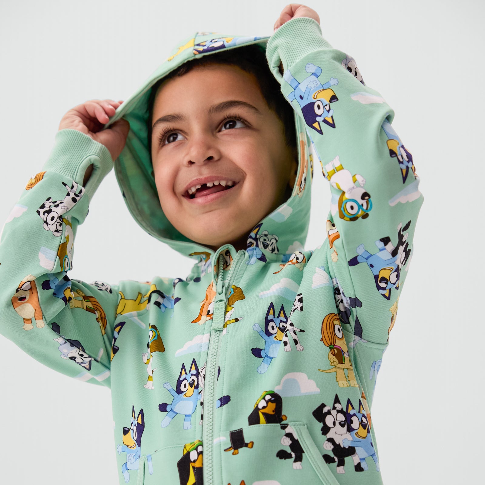 Bluey Sky's The Limit Zip Hoodie、mySite、g9winljtr