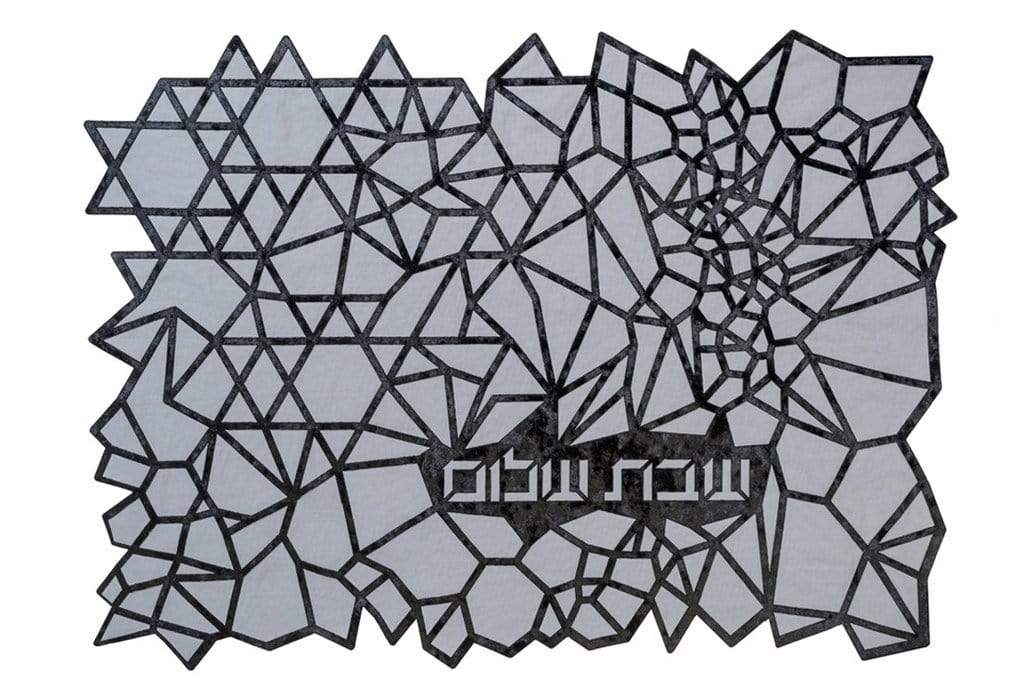 Geometric Challah Cover - Black、mySite、topwebapps
