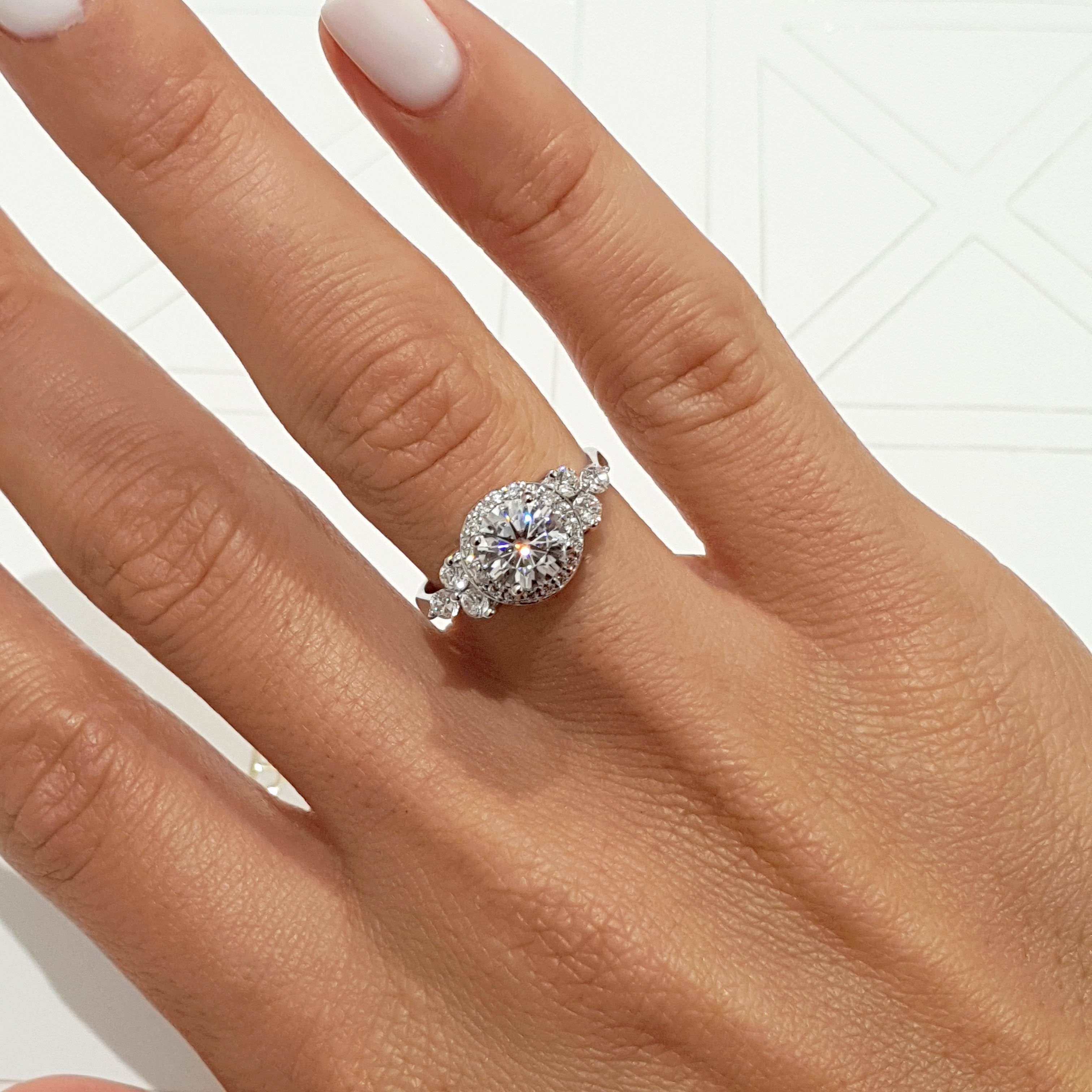 Ivy Vintage Lab Grown Diamond Ring -Platinum、mySite、hinf8tx79