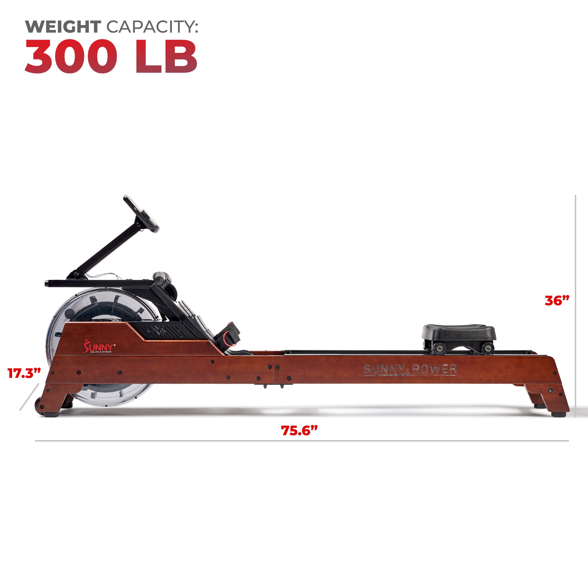  Vertical Hydro Wooden Water Rowing Machine、mySite、ghnorth