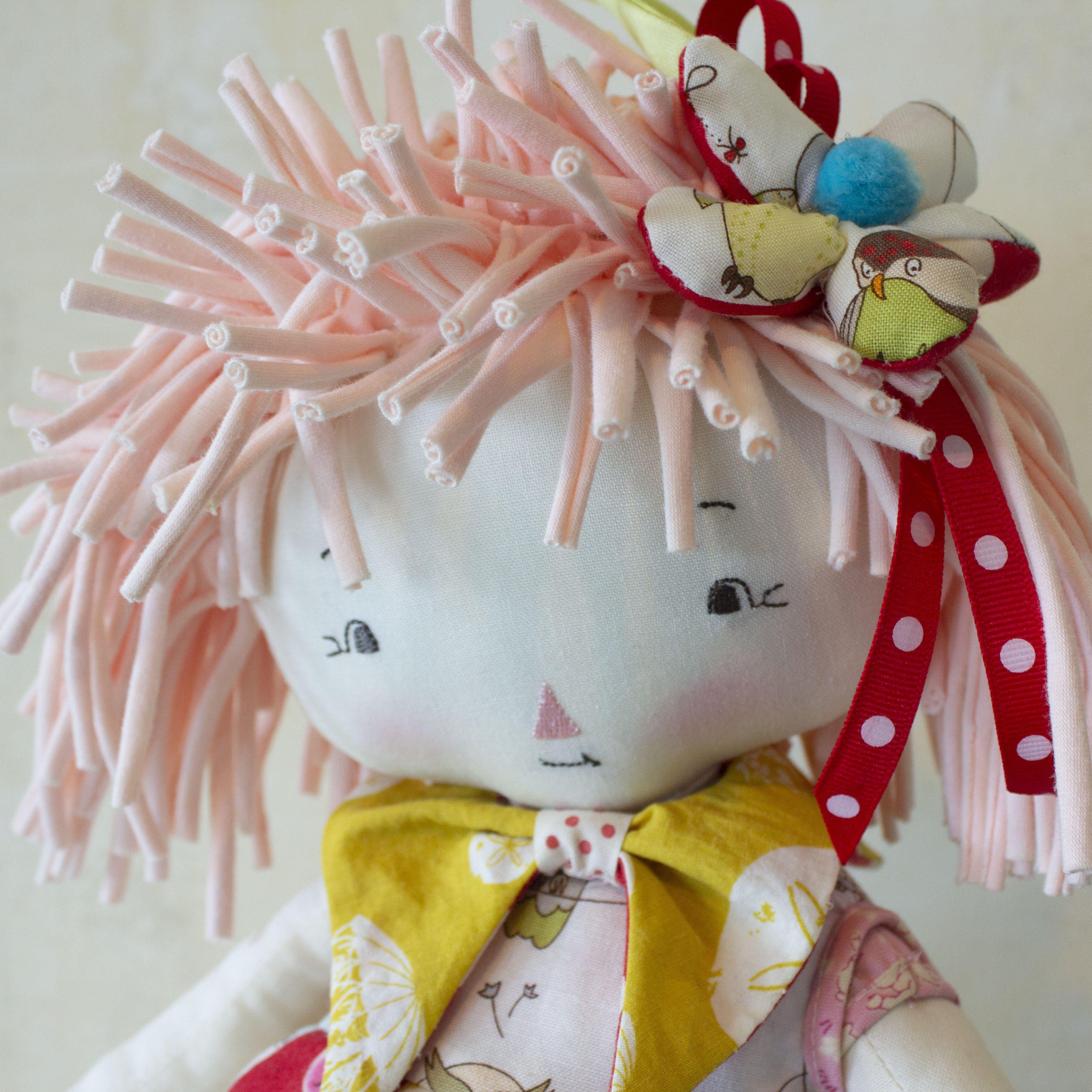 RETIRED - Hutch Studio -Tessie and Bundoll - Make and Mend One of a Kind Doll、mySite、g9winljtr