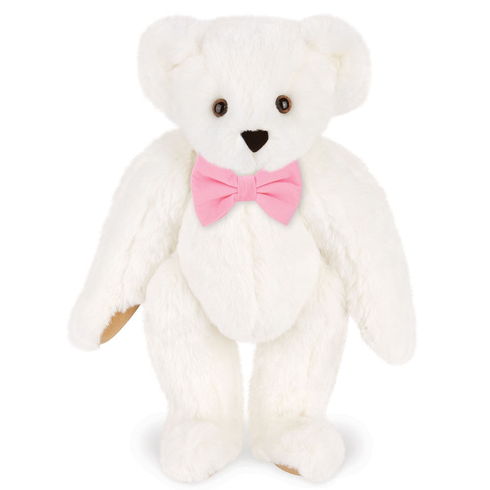 15 In. Classic Bow Tie Bear with Pink Bow、mySite、g9winljtr