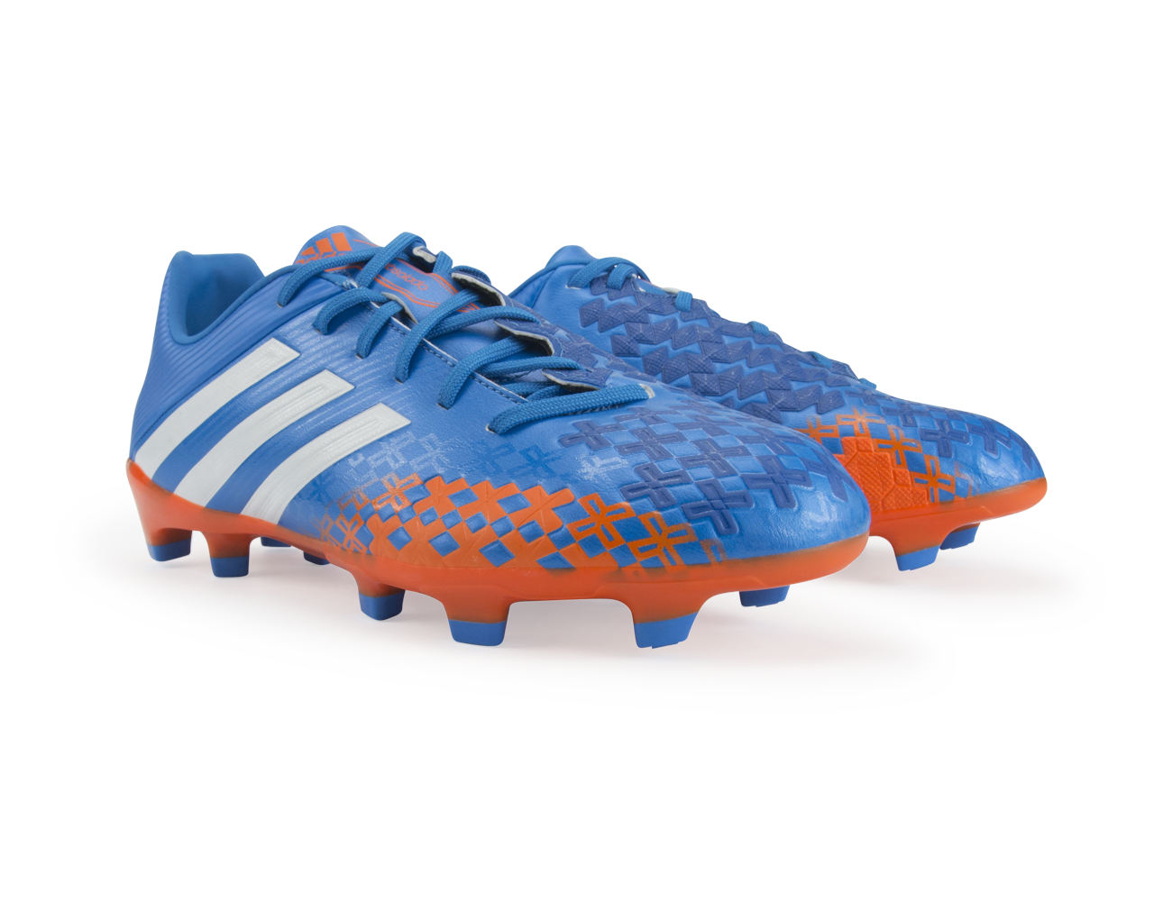 adidas Men's Predator Absolado LZ TRX FG Prime Blue/Running White/Orange、mySite、noshort