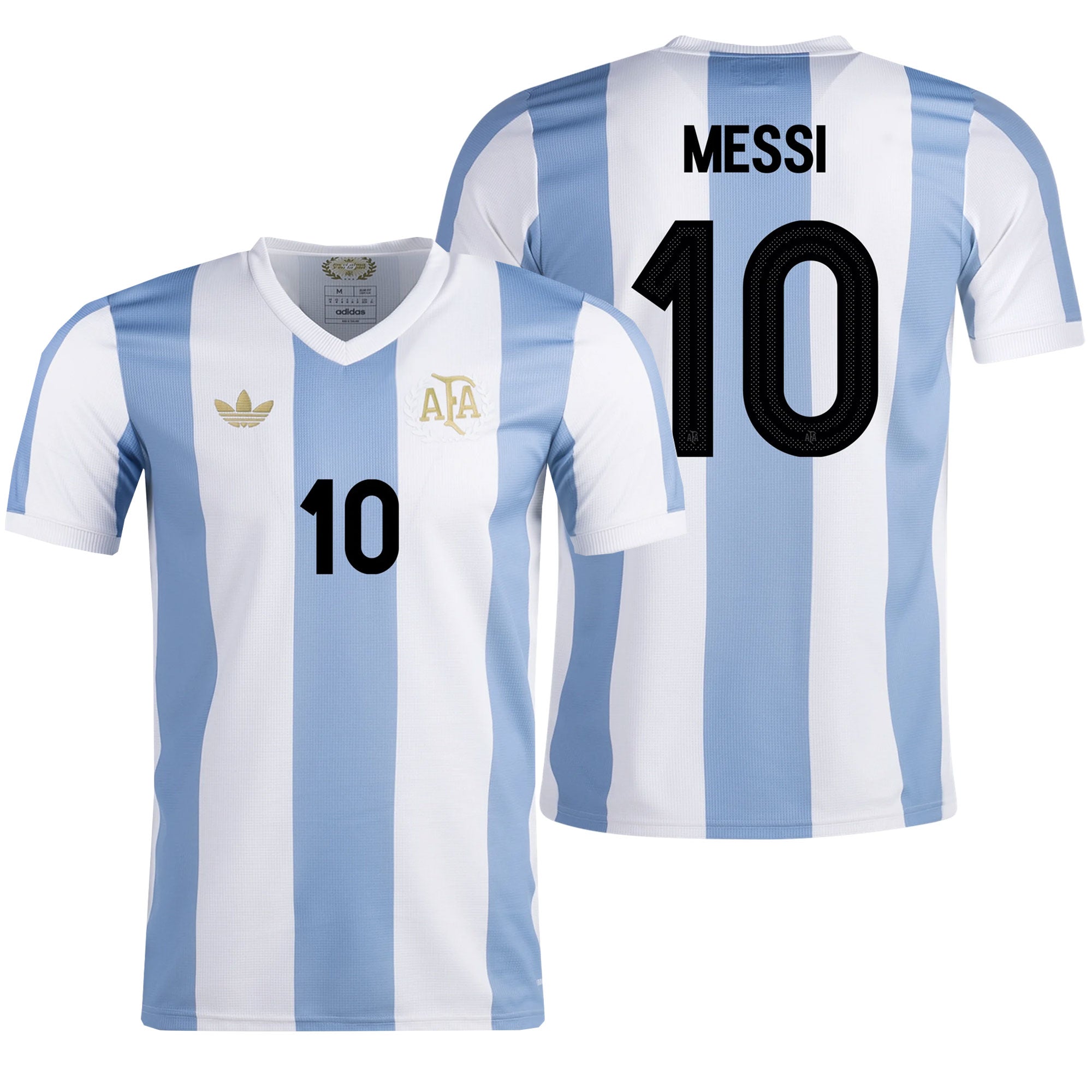 adidas Men's Argentina 50th Anniversary Jersey w/ Messi #10 Printing、mySite、noshort