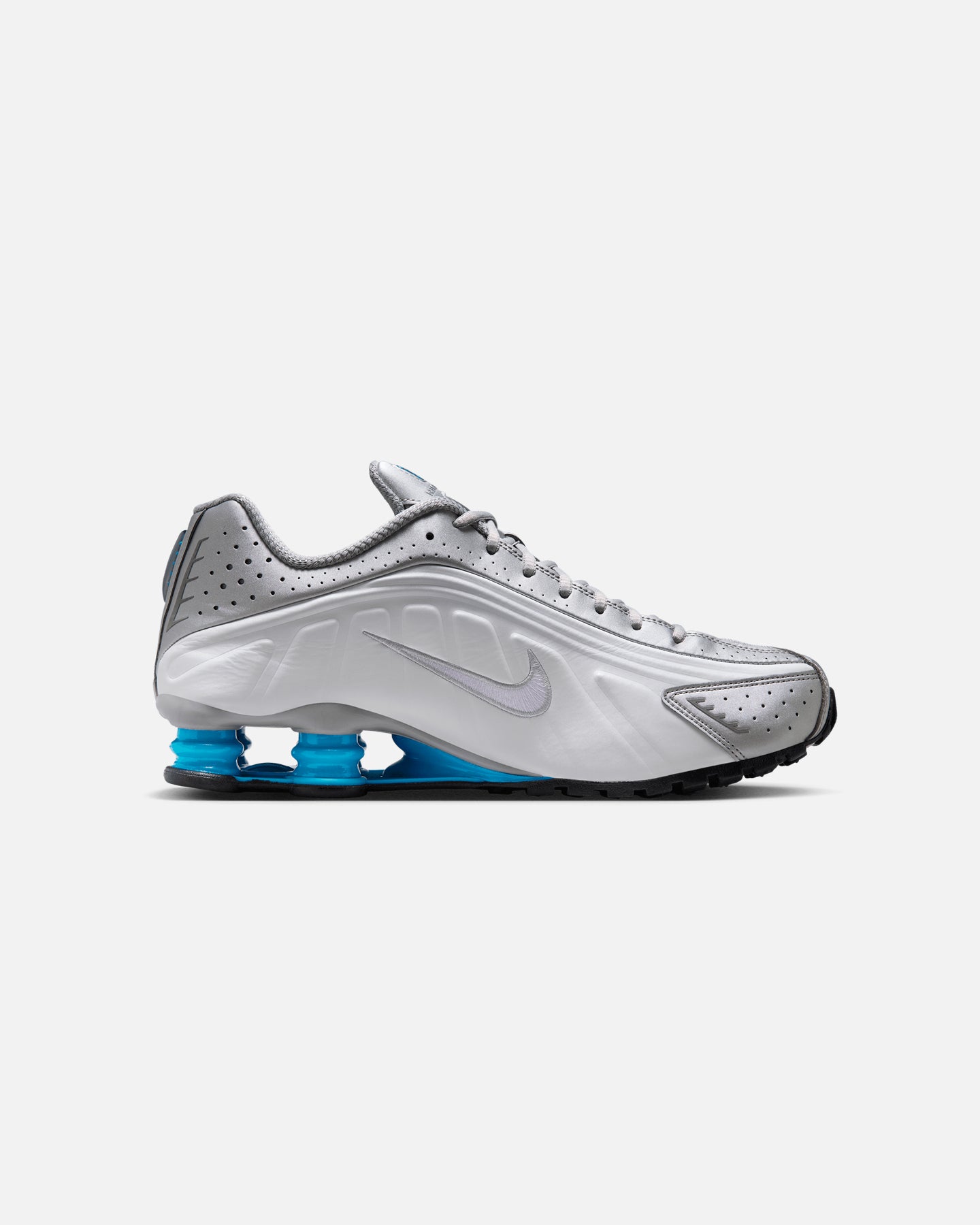 Nike Shox R4 Metallic Silver/Blue、mySite、zt4zffjzw