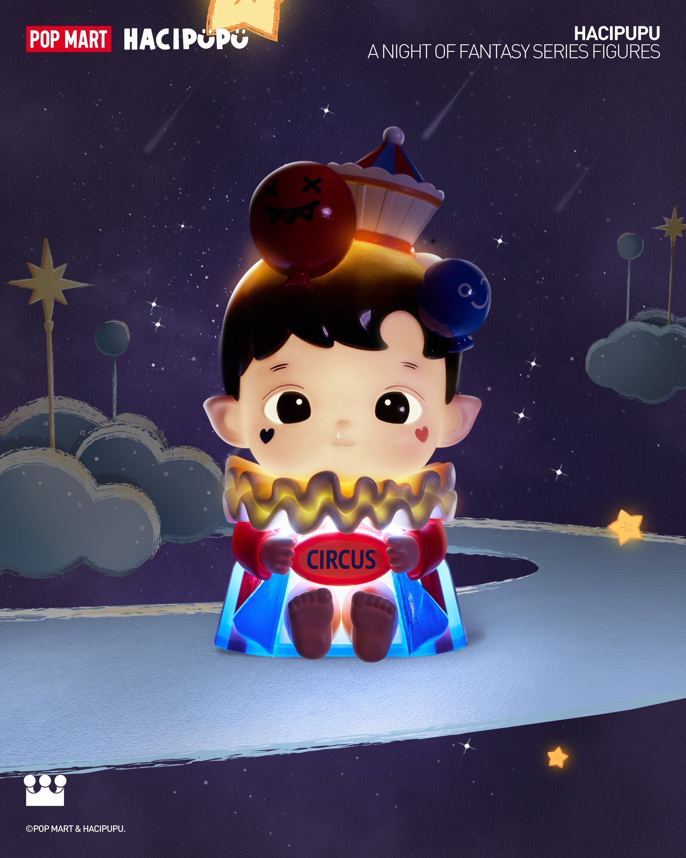  POP MART HACIPUPU A Night of Fantasy Series Figures、mySite、greenlandpopulation